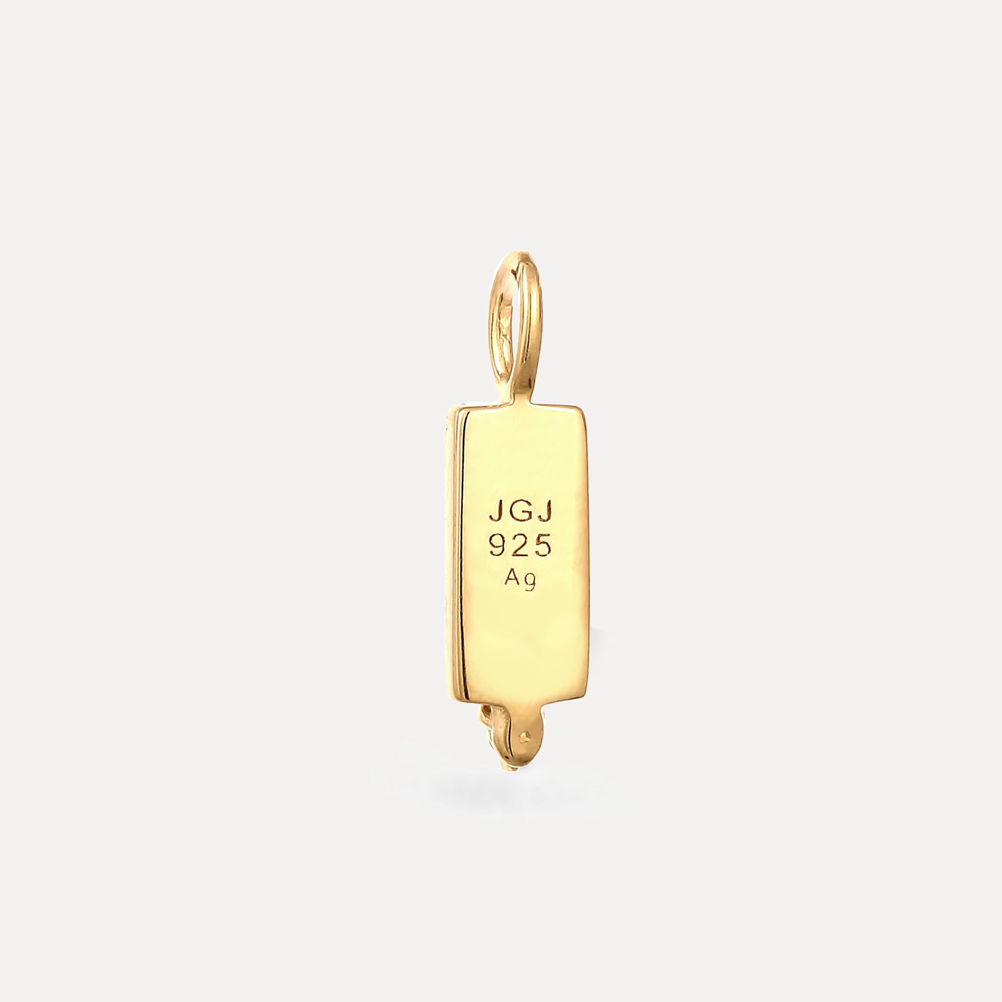 Saphir Brick Tag Anhänger