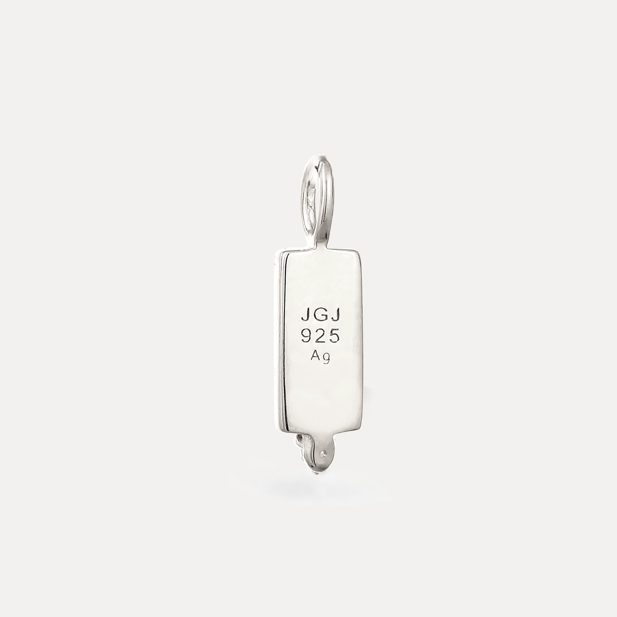 Saphir Brick Tag Anhänger