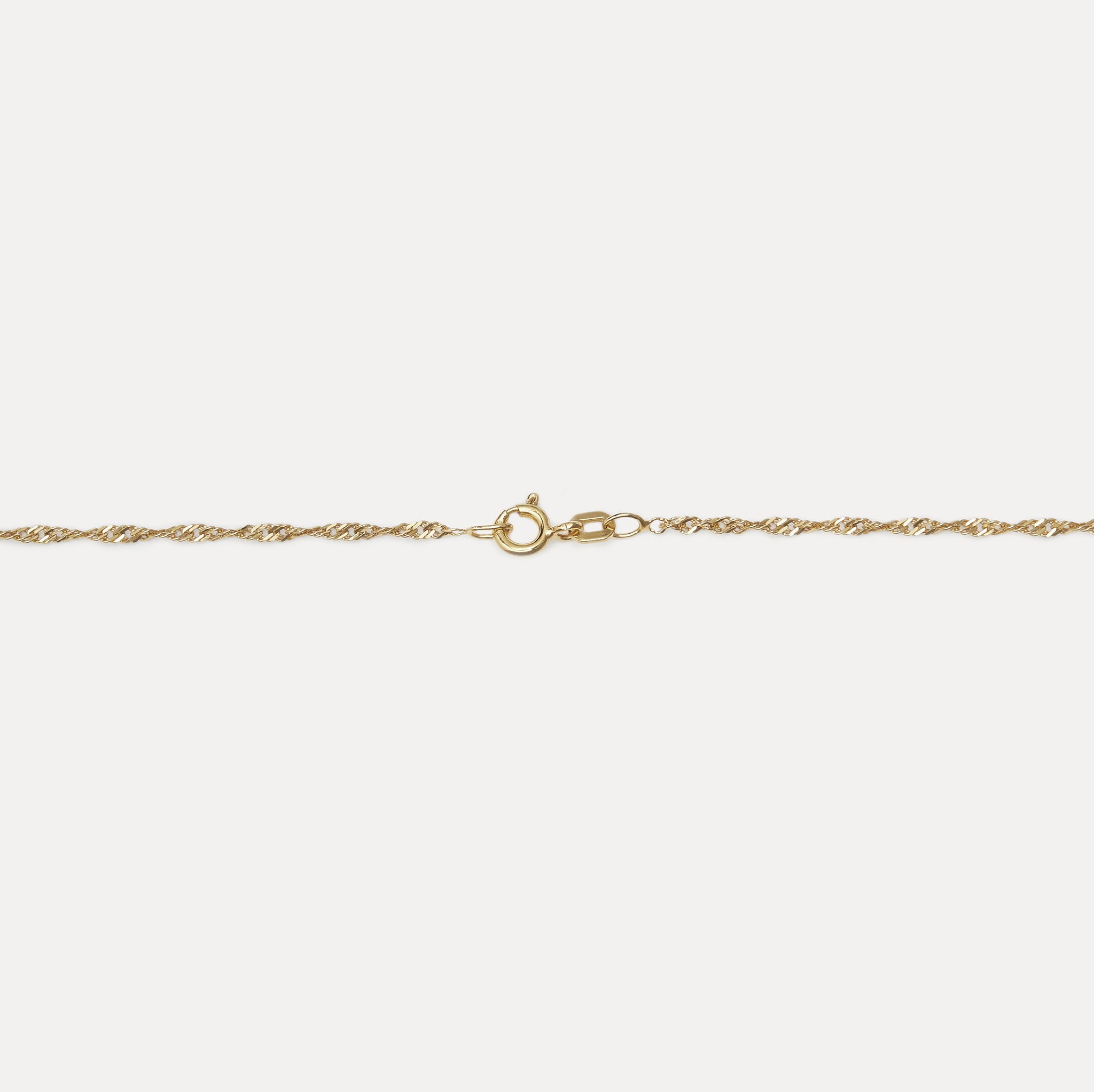 Singapore Kette 14k Massivgold