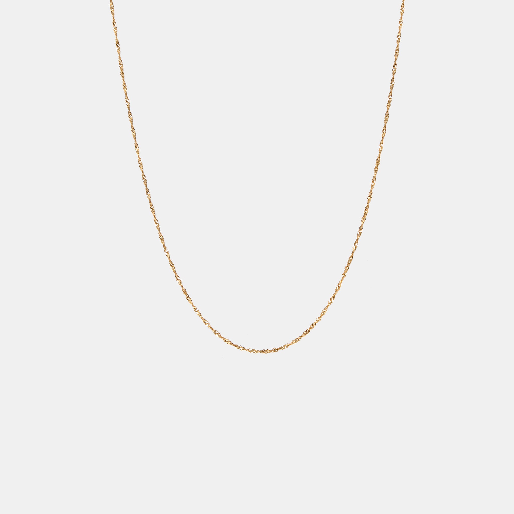 Singapore Kette 14k Massivgold