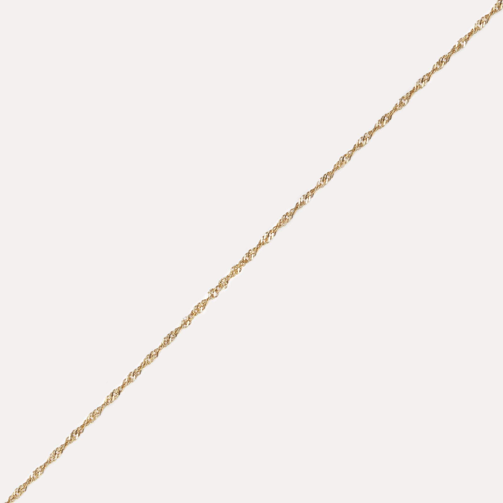 Singapore Kette 14k Massivgold