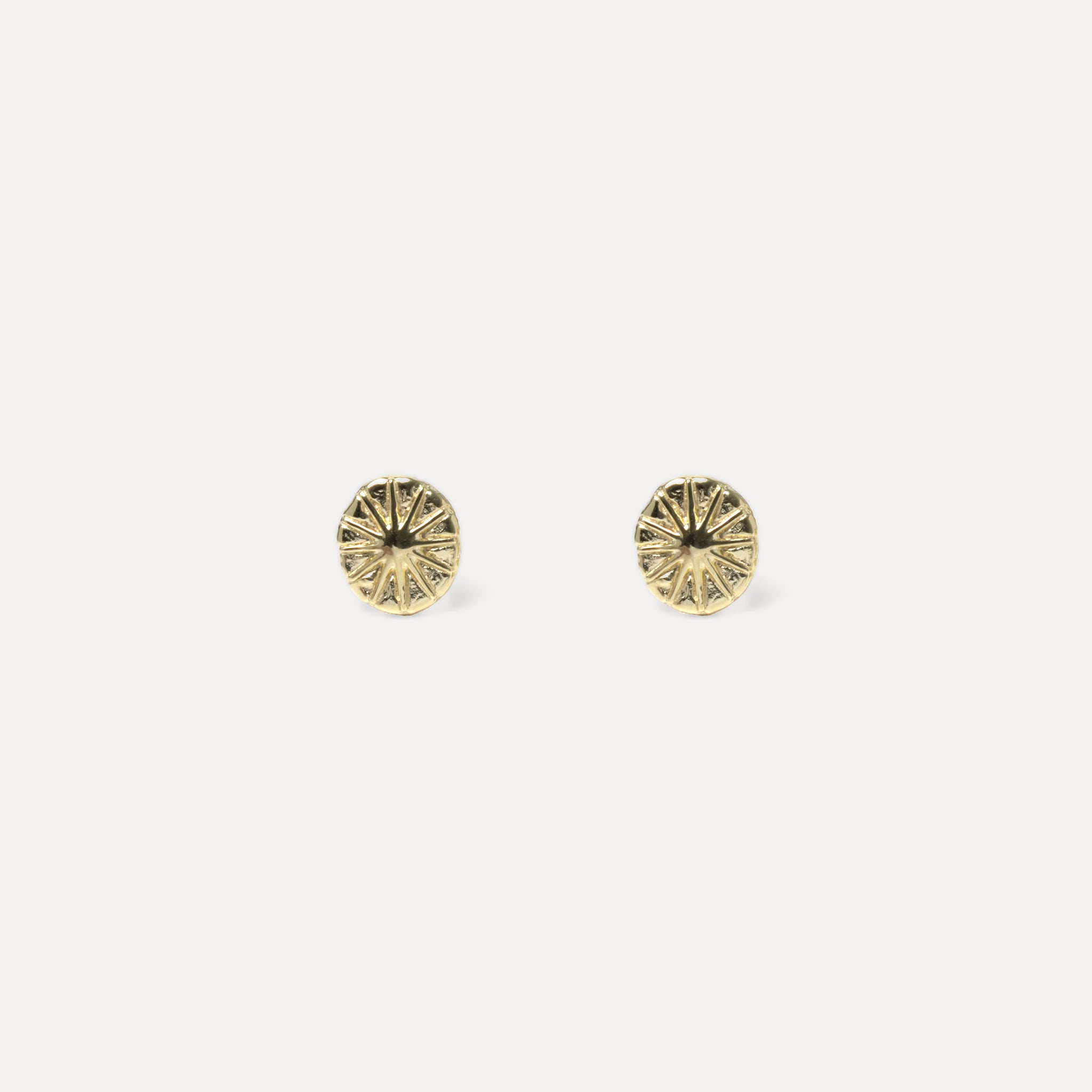 Solar Eclipse Ohrstecker Ohrringe | 585 Gold