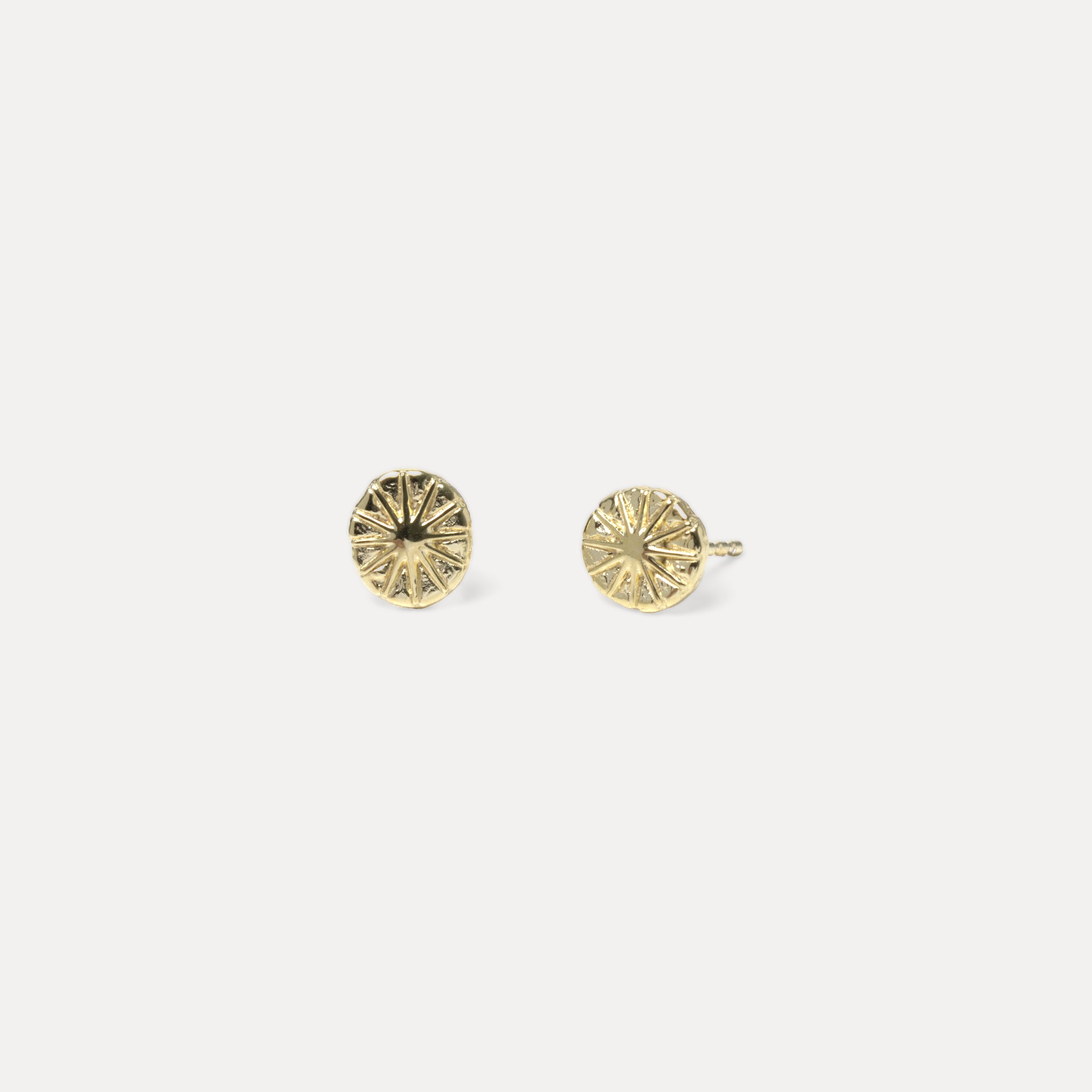 Solar Eclipse Ohrstecker Ohrringe | 585 Gold