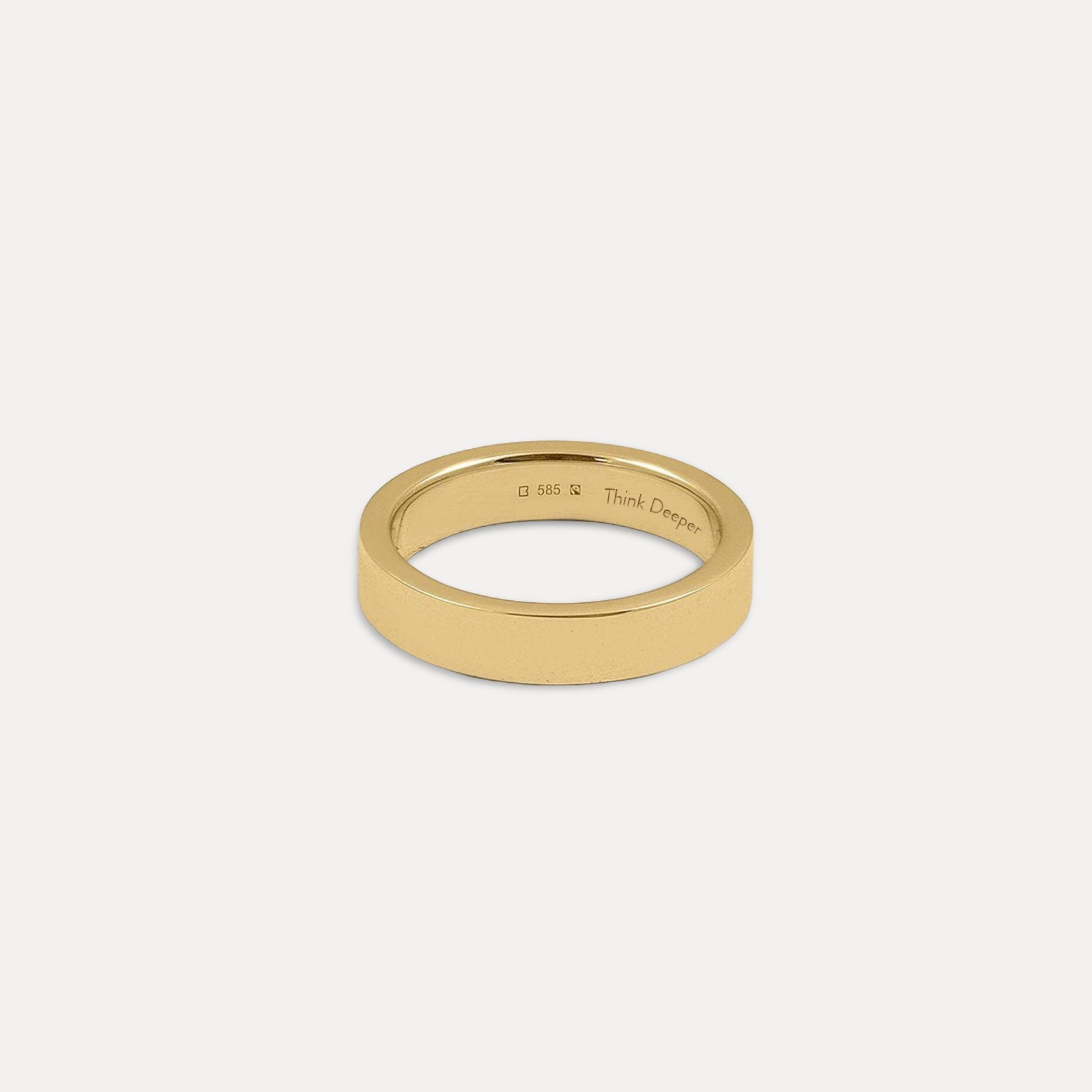 Square Fair Band | 585 Gold