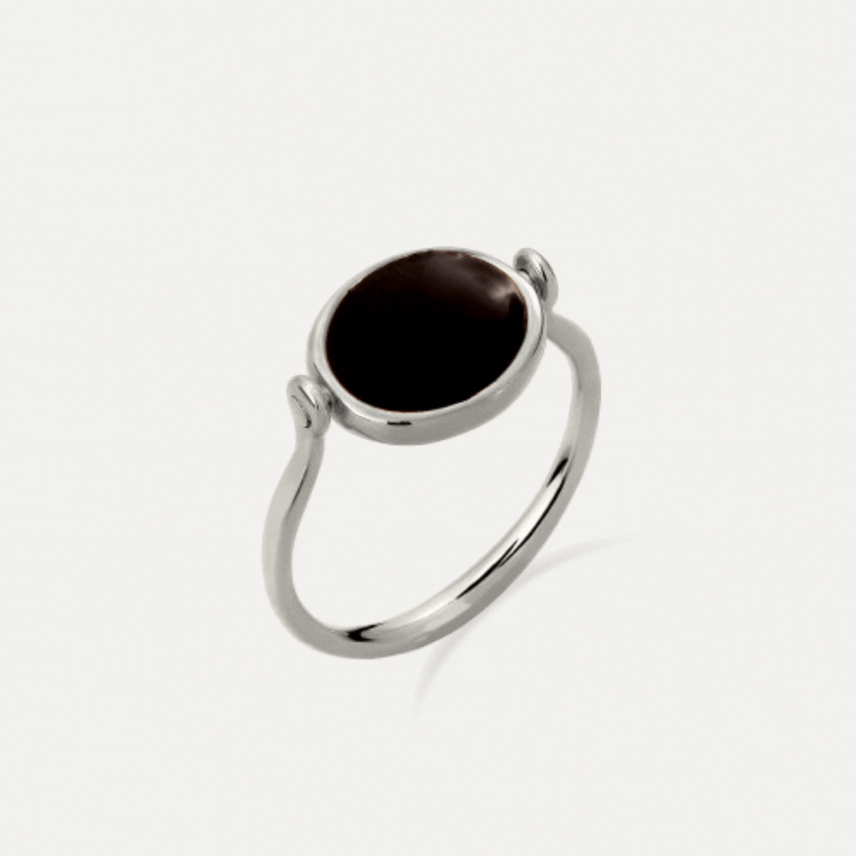 Supernova Engravable Flip Enamel Ring