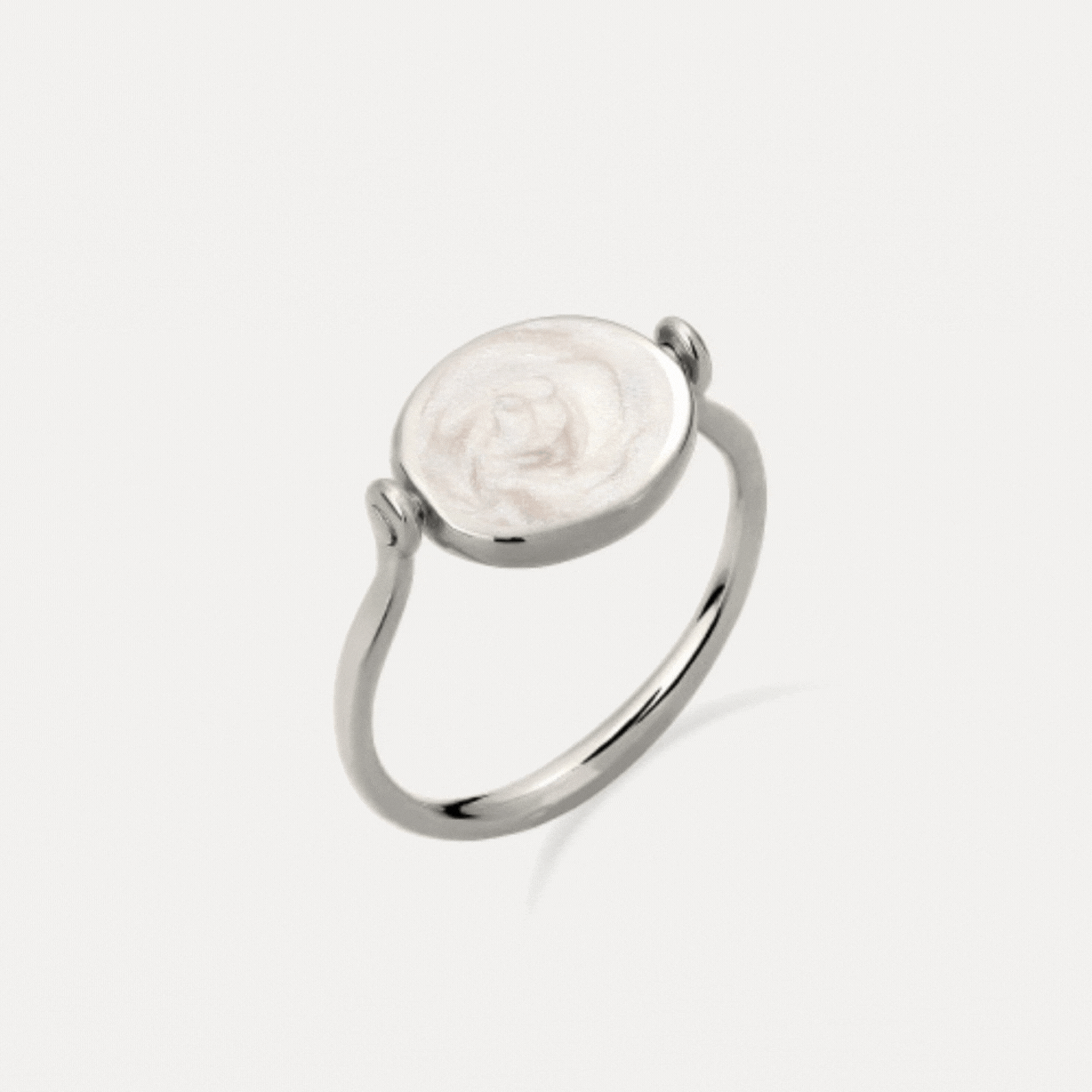 Supernova Engravable Flip Enamel Ring