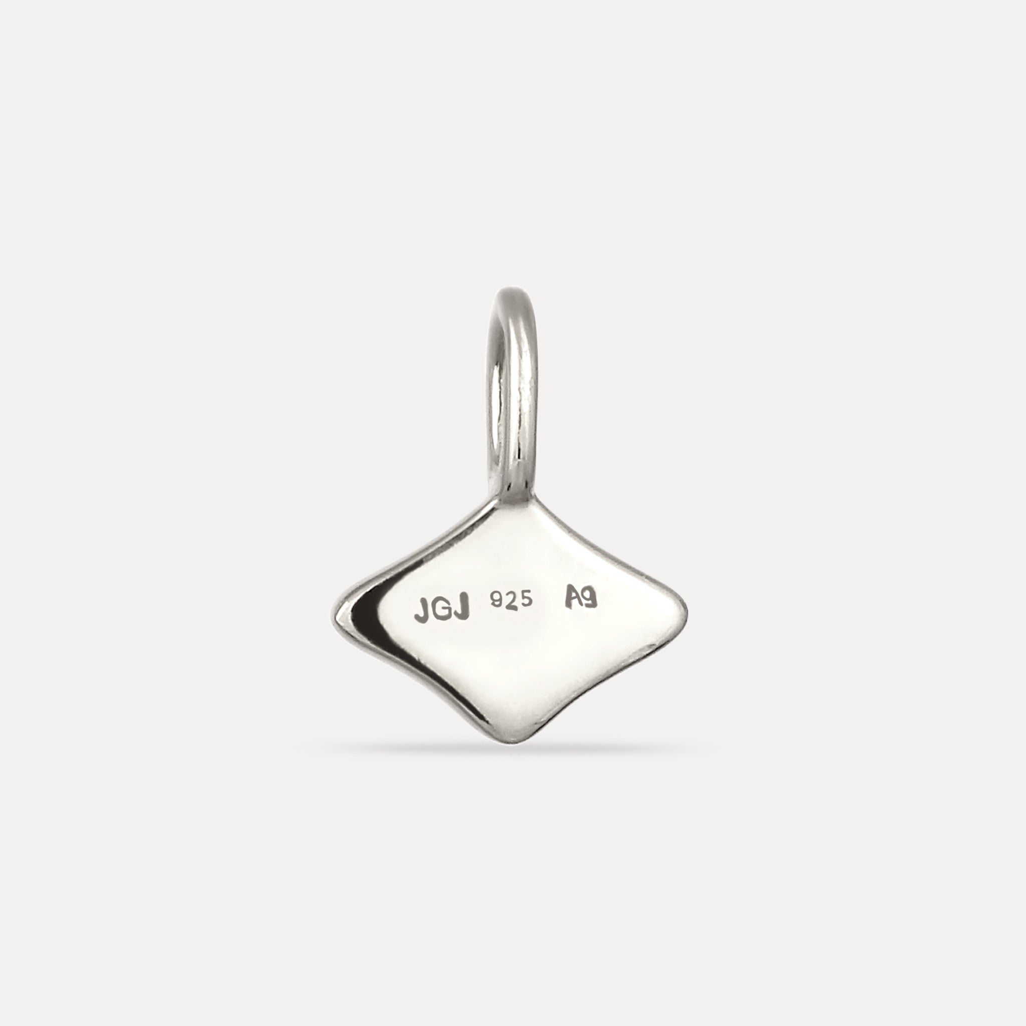 Weißer Saphir Supernova Pavé Anhänger