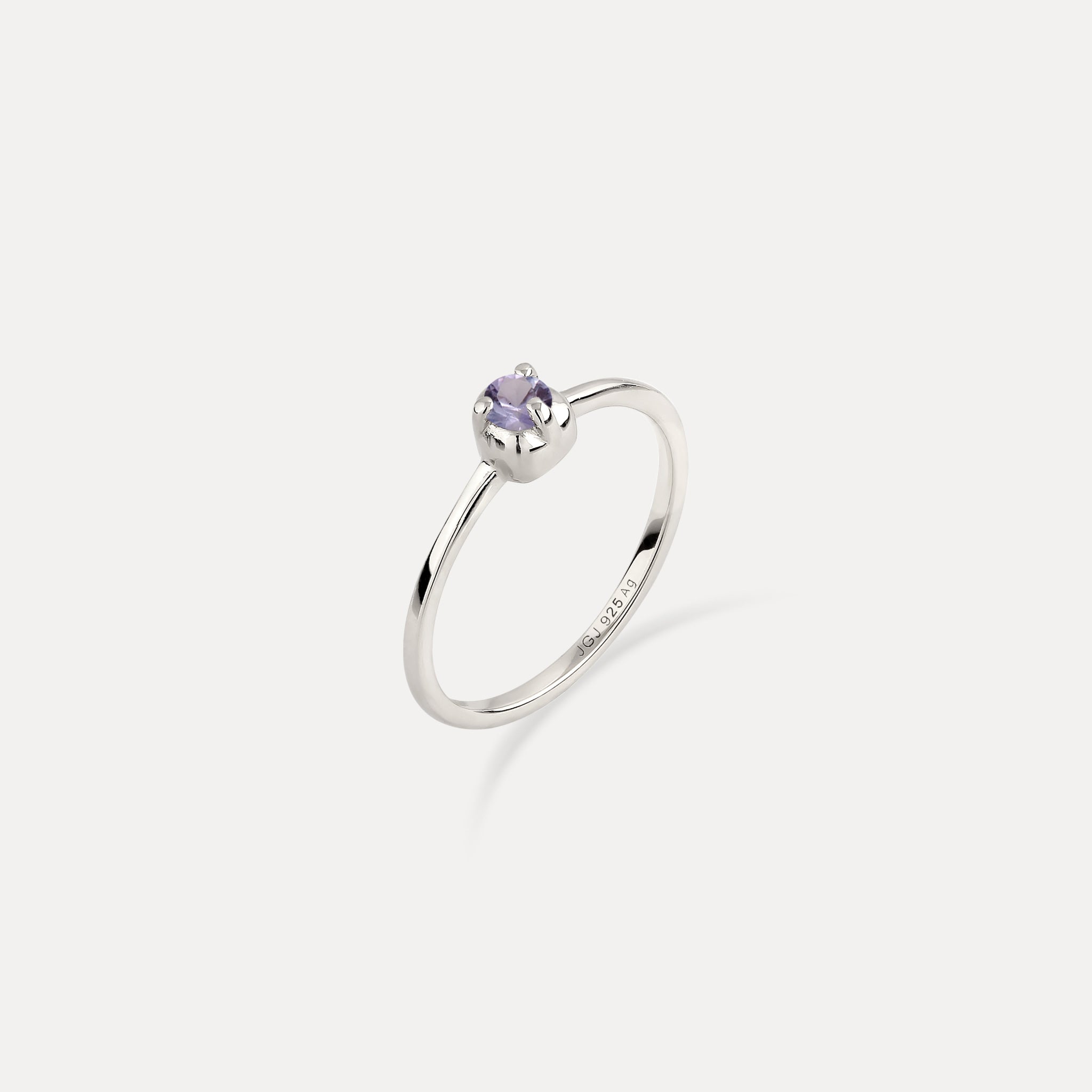 Mini Birthstone Ring 925 Silber