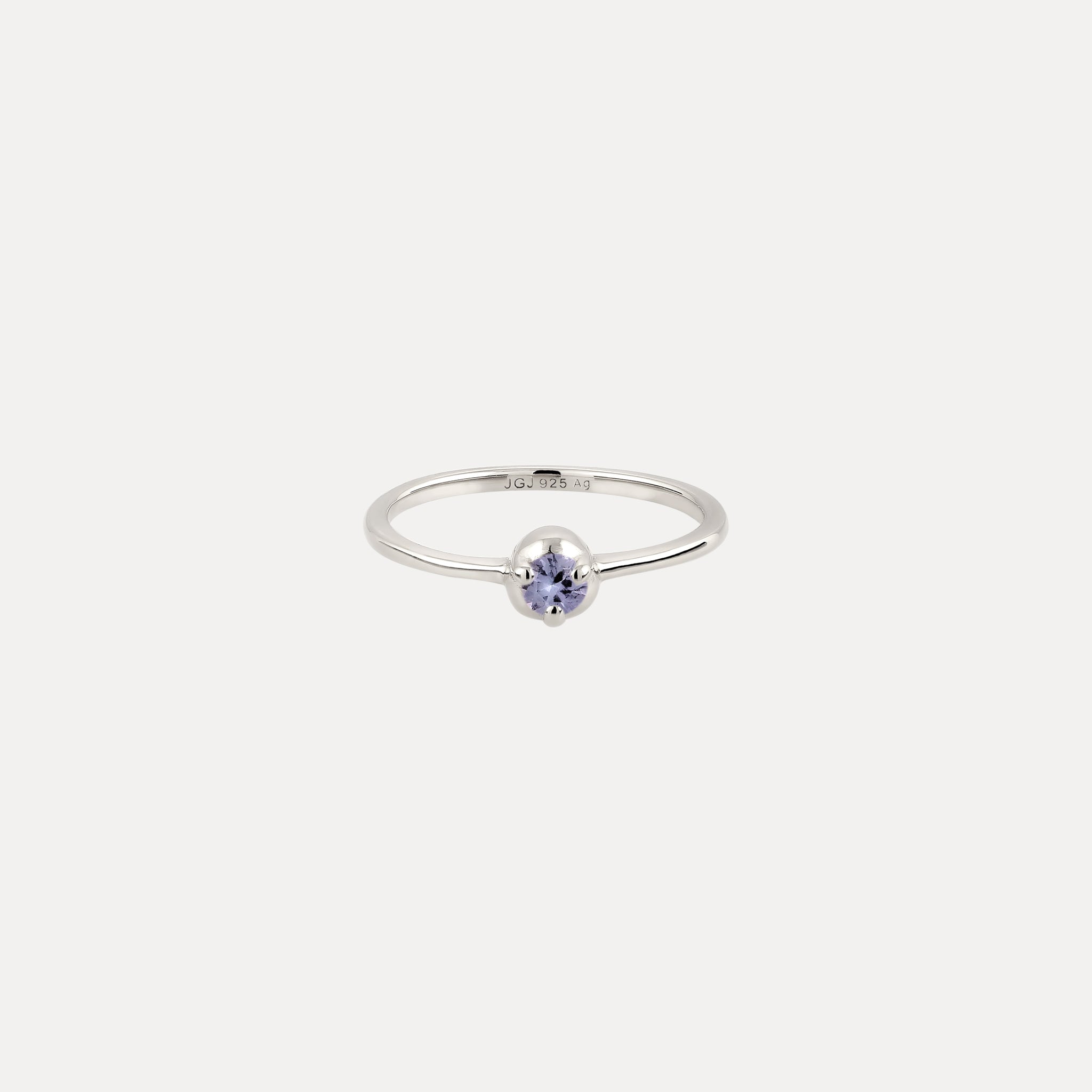 Mini Birthstone Ring 925 Silber