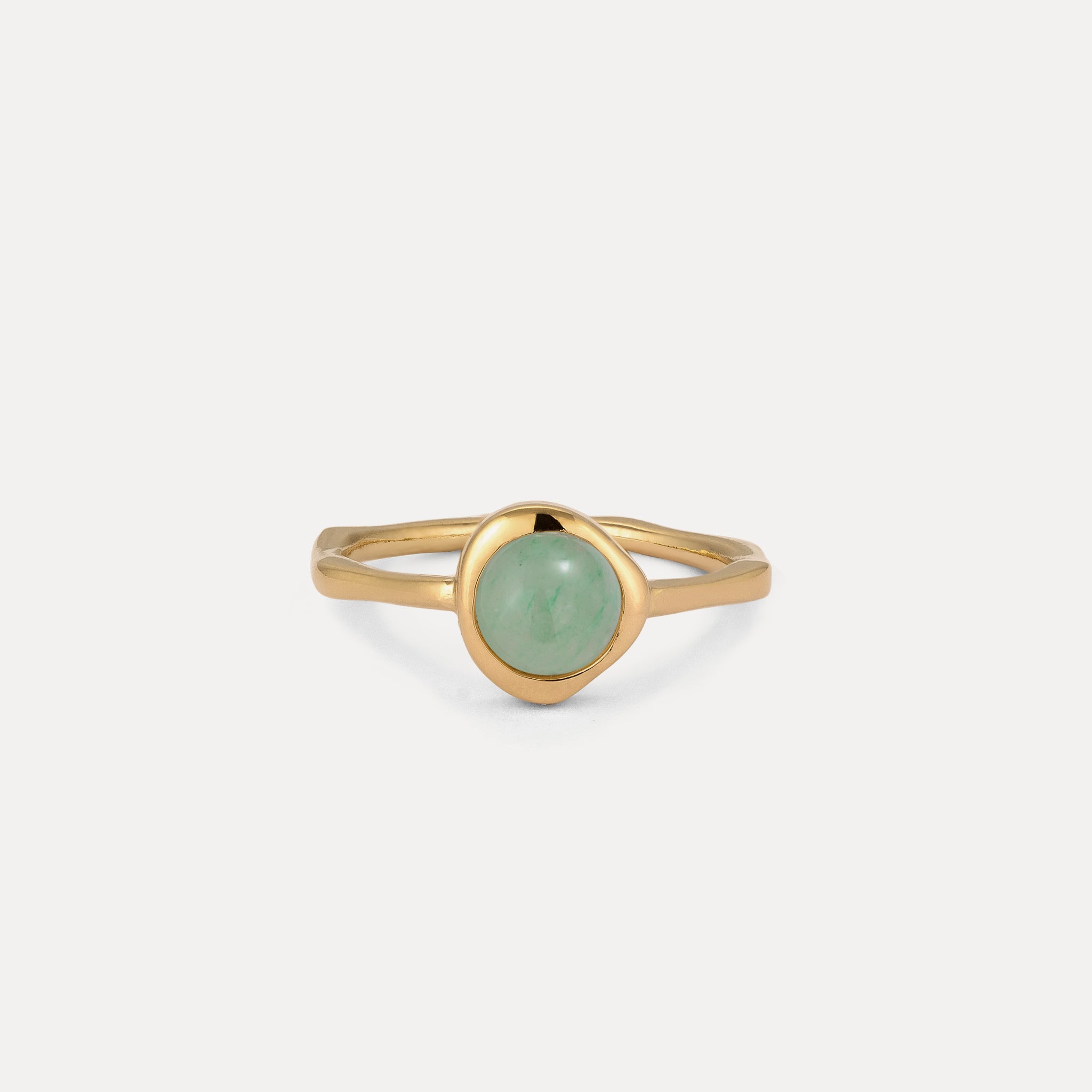 Zodiac Birthstone Ring 24k Gold Vermeil - Hochglanz
