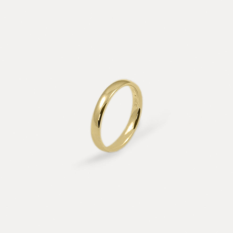 Round Fair Band | 585 Gold