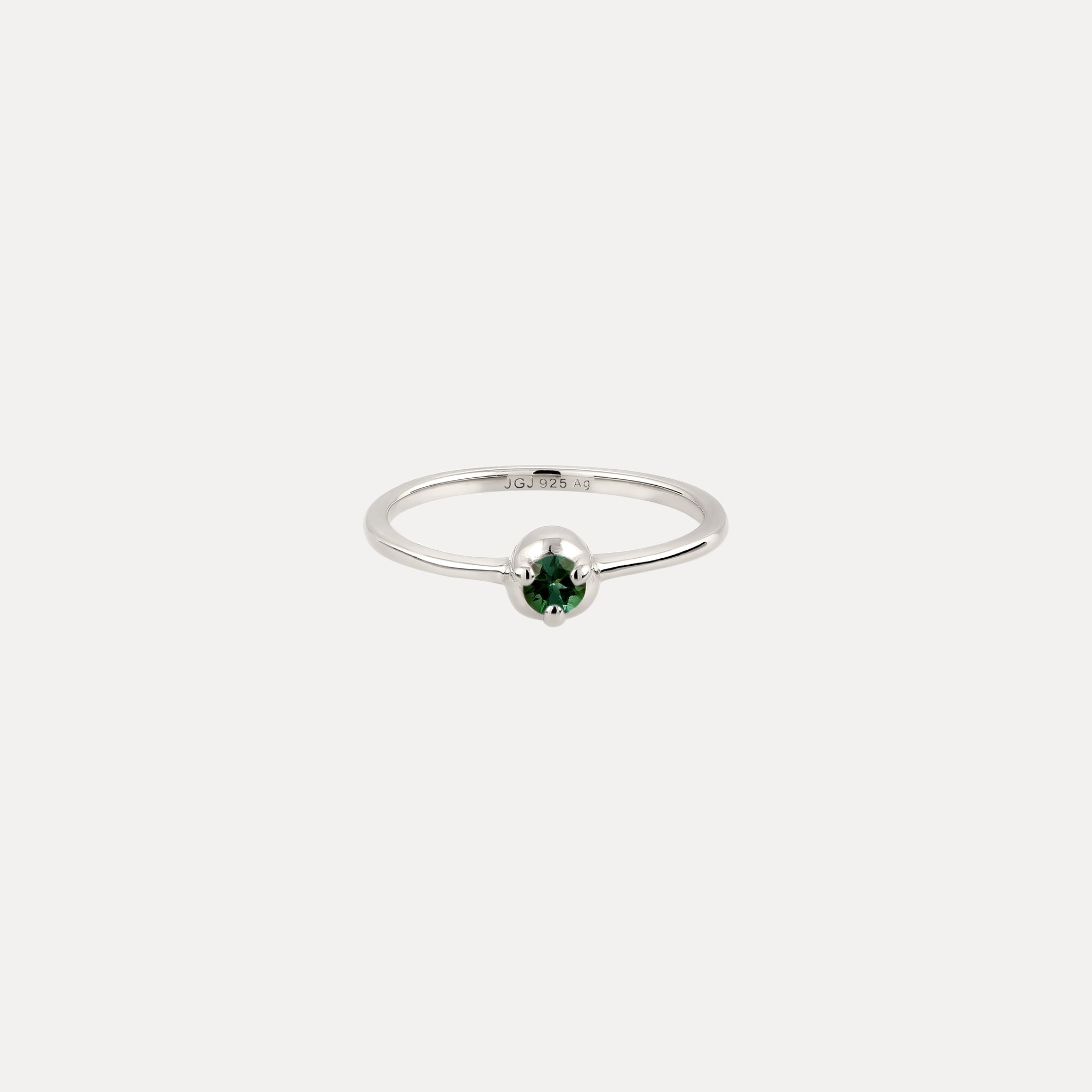 Mini Birthstone Ring 925 Silber