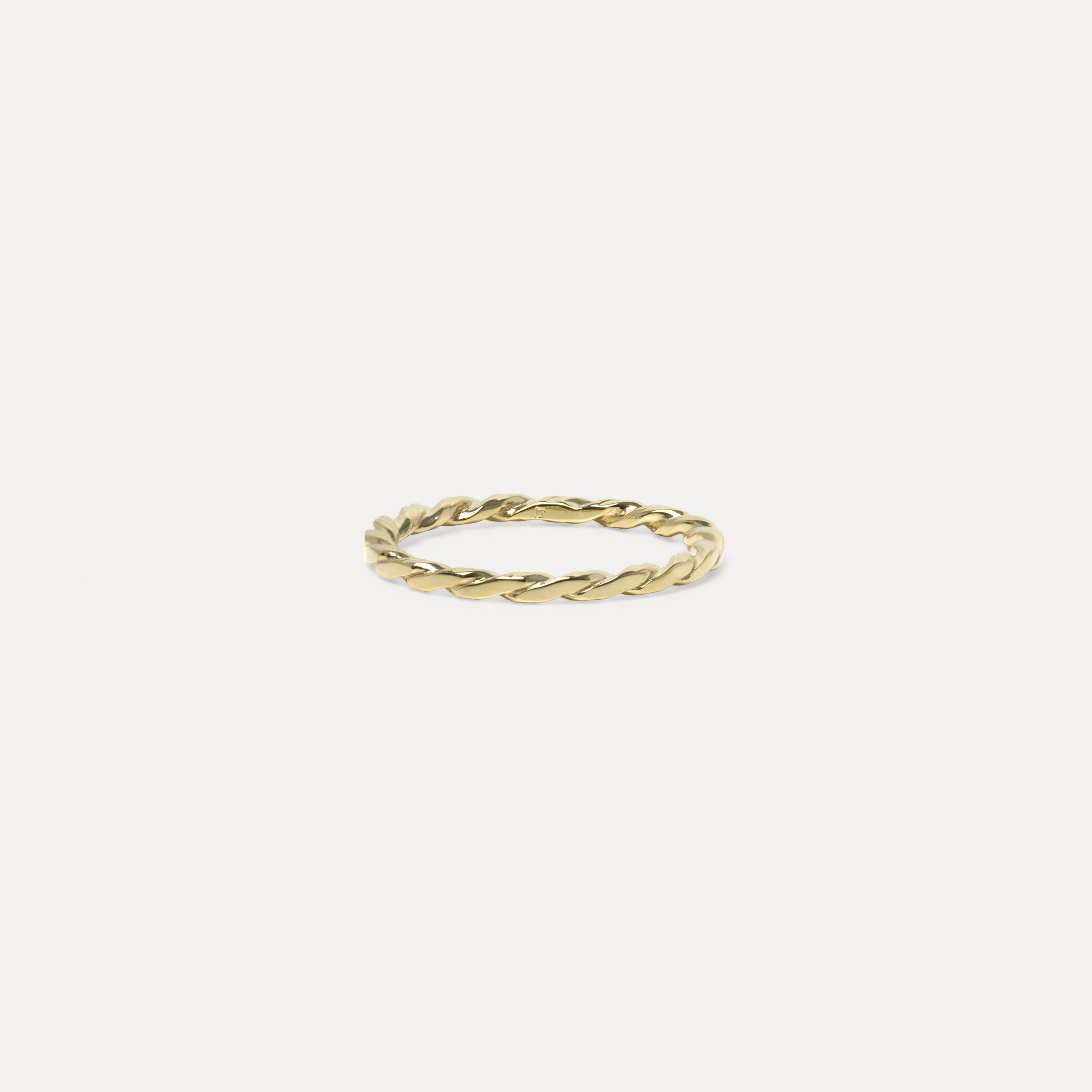 Twisted Ring 14k Massivgold