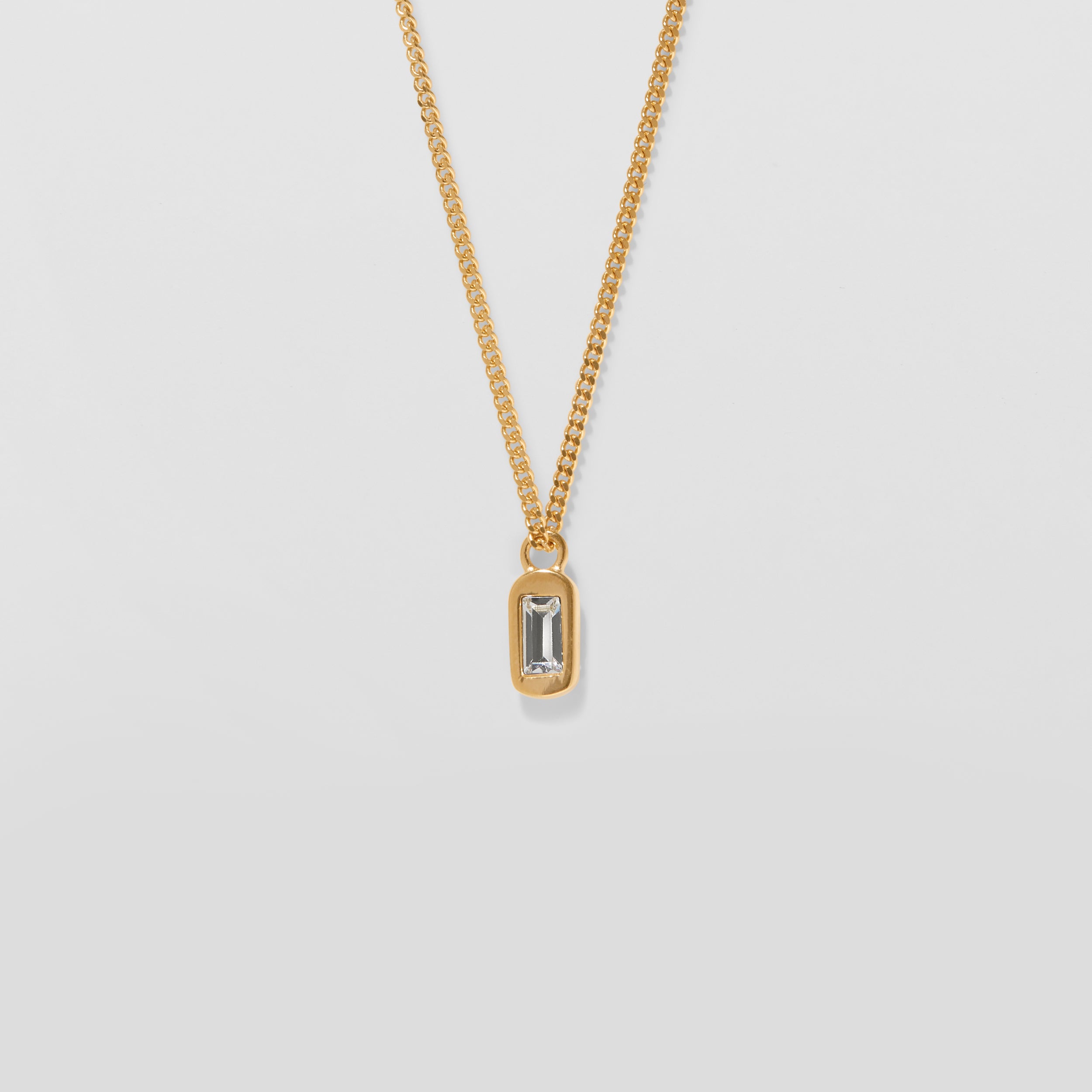 Weiße Kristalle Unique Kette