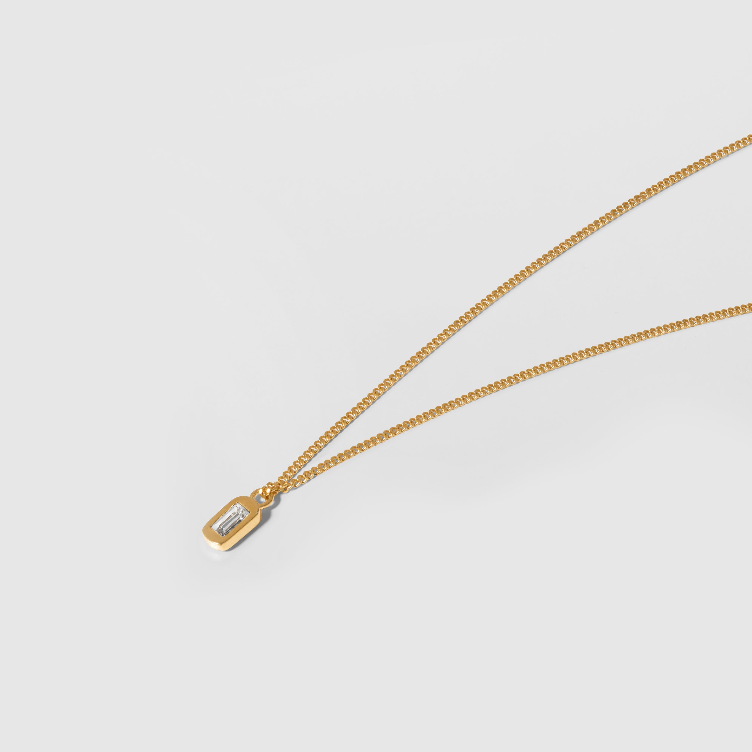 Weiße Kristalle Unique Kette