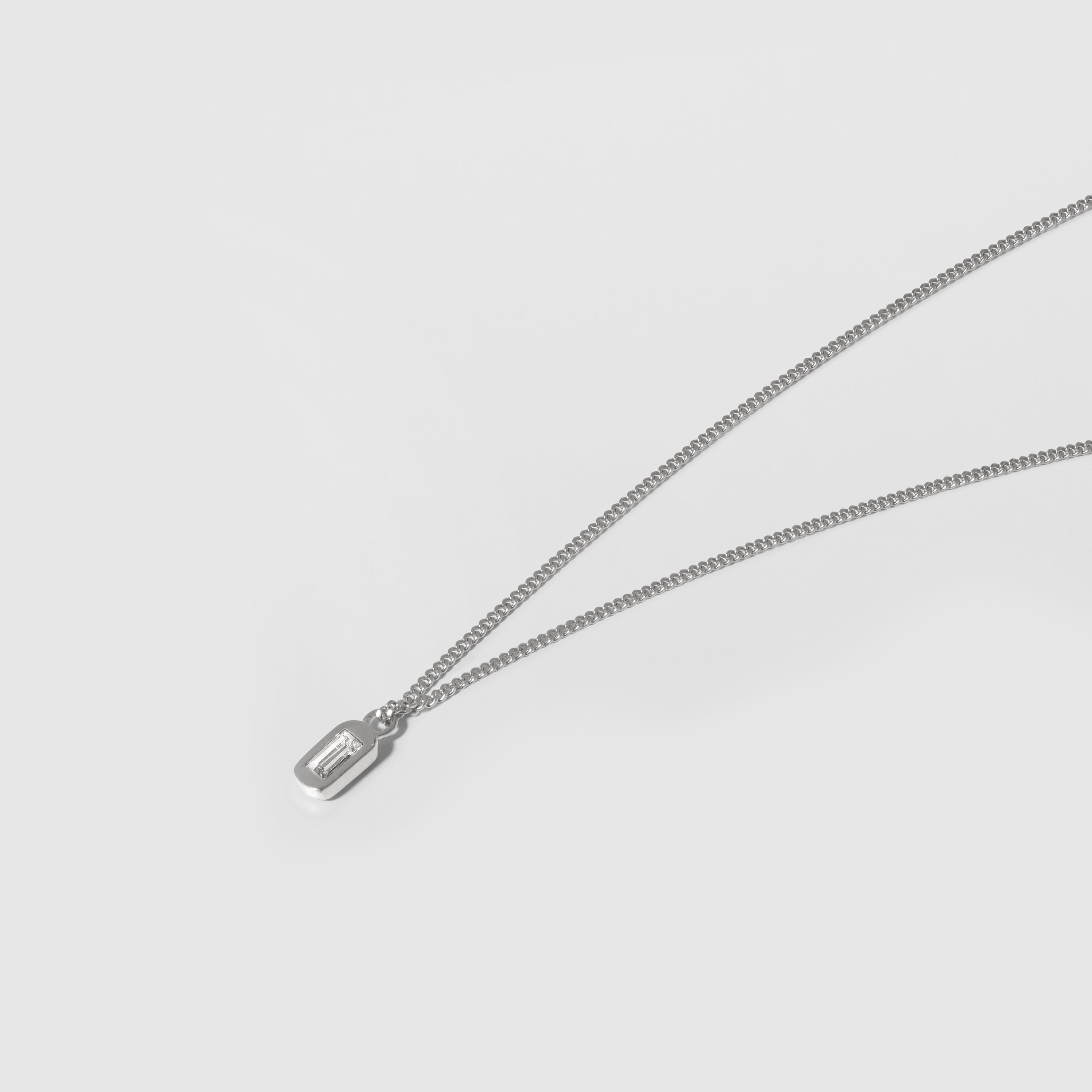 Weiße Kristalle Unique Kette
