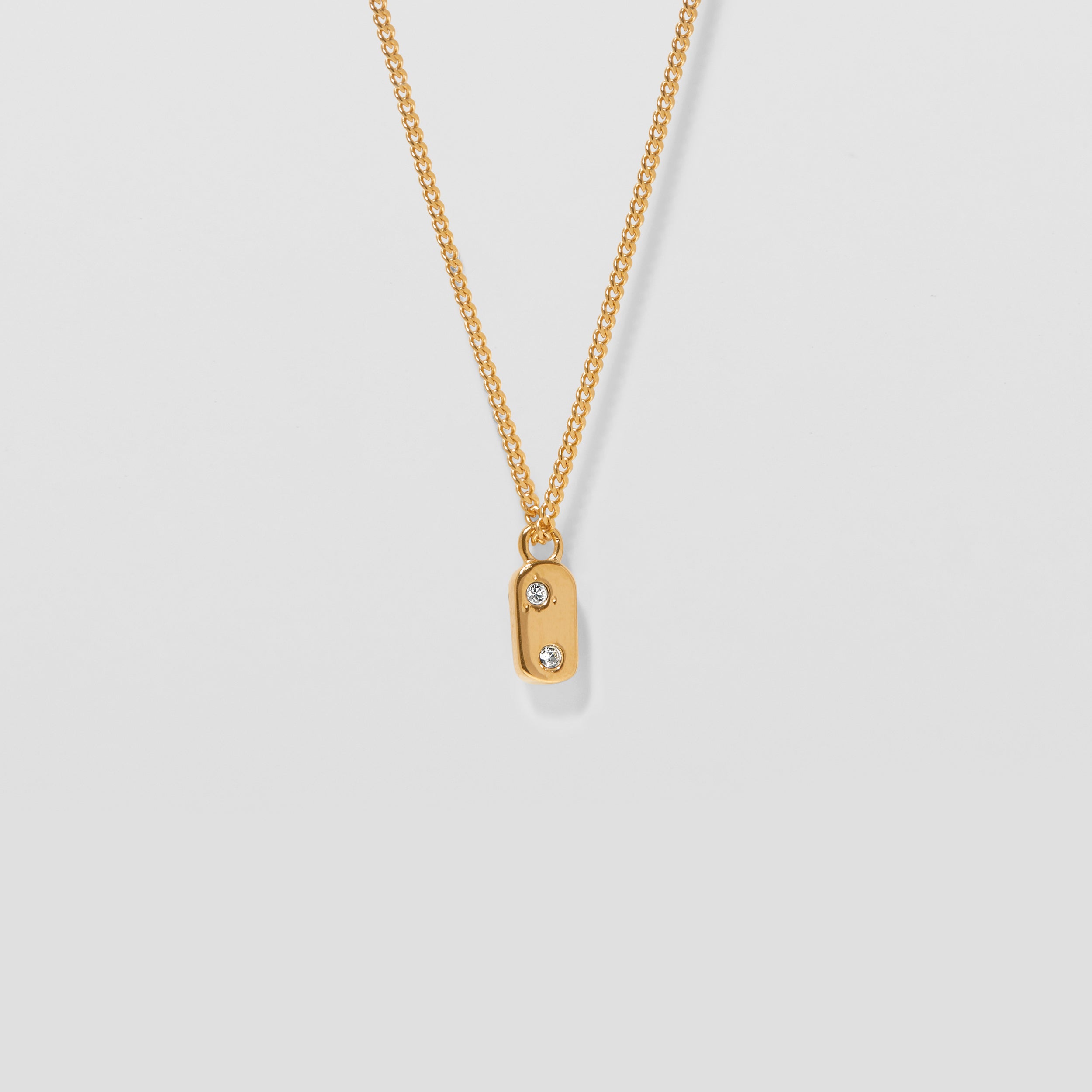 Weiße Kristalle Unique Kette