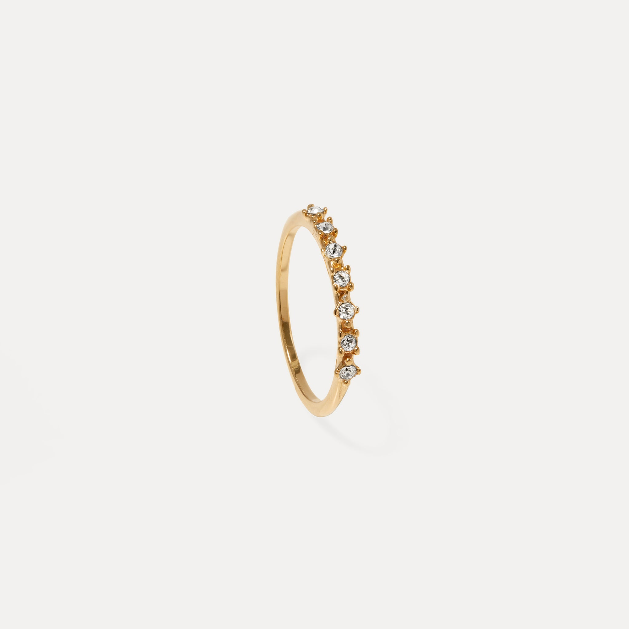 Weiß Kristalle Color Delight Ring