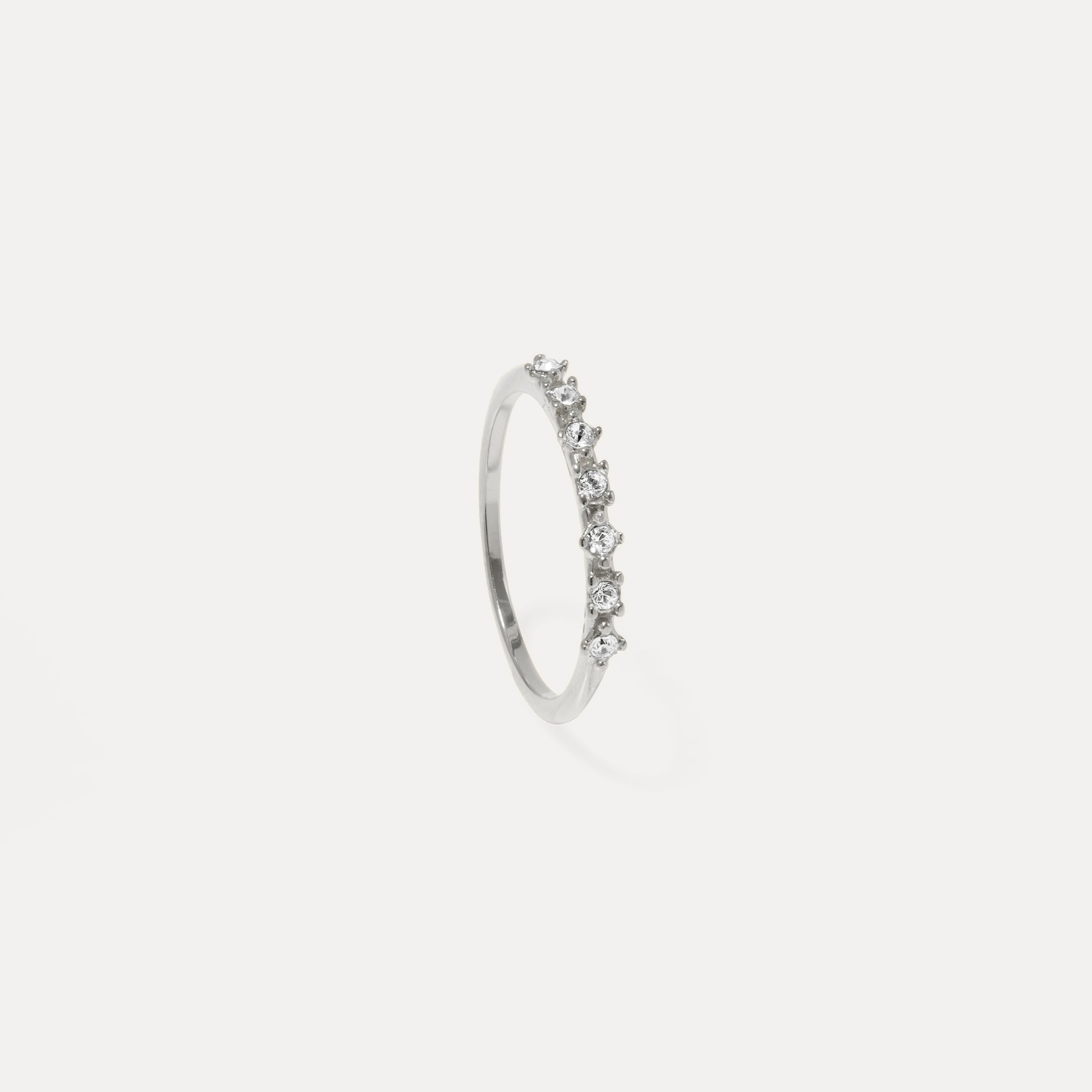 Weiß Kristalle Color Delight Ring