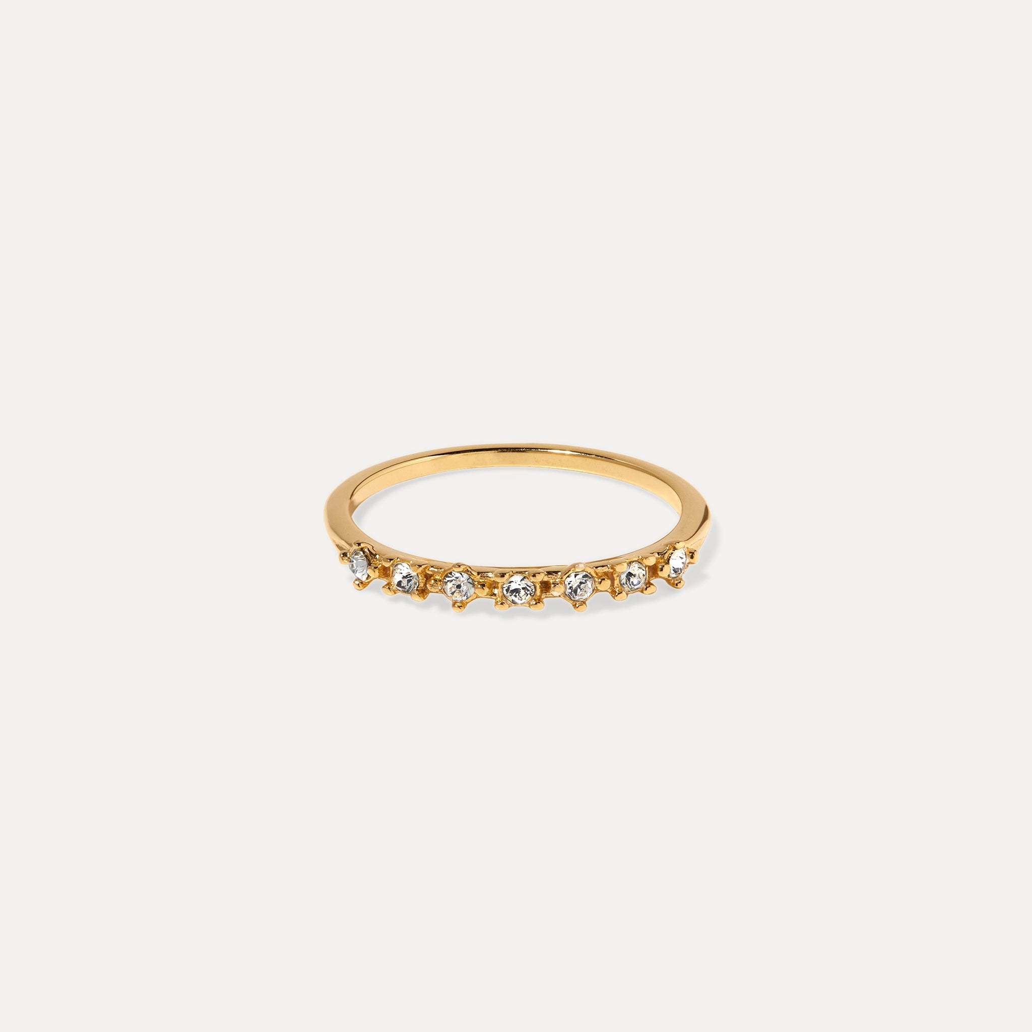 Weiß Kristalle Color Delight Ring