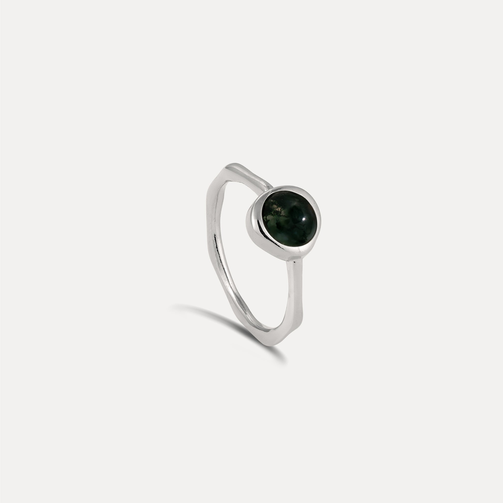 Zodiac Birthstone Ring 925 Silber - Hochglanz