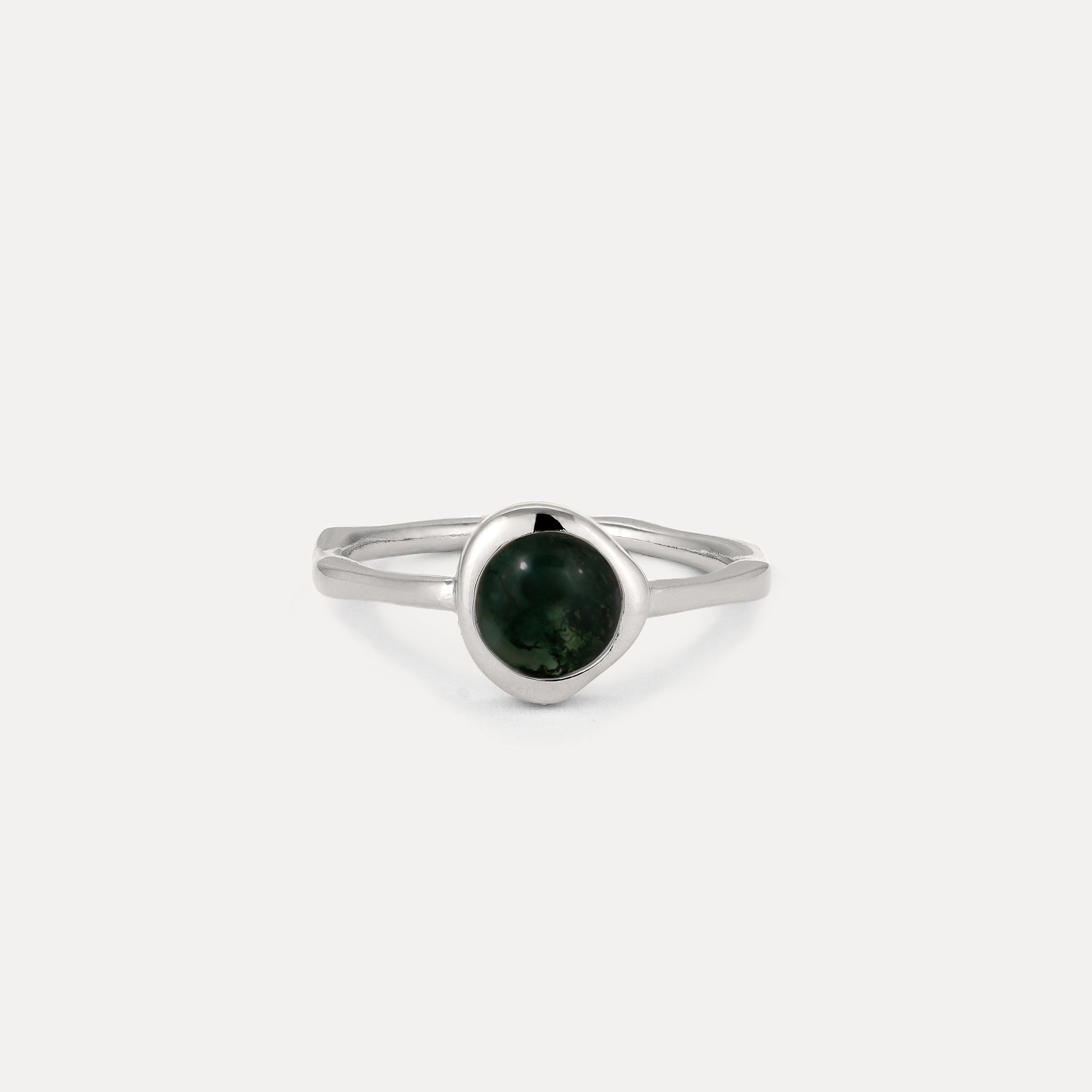 Zodiac Birthstone Ring 925 Silber - Hochglanz