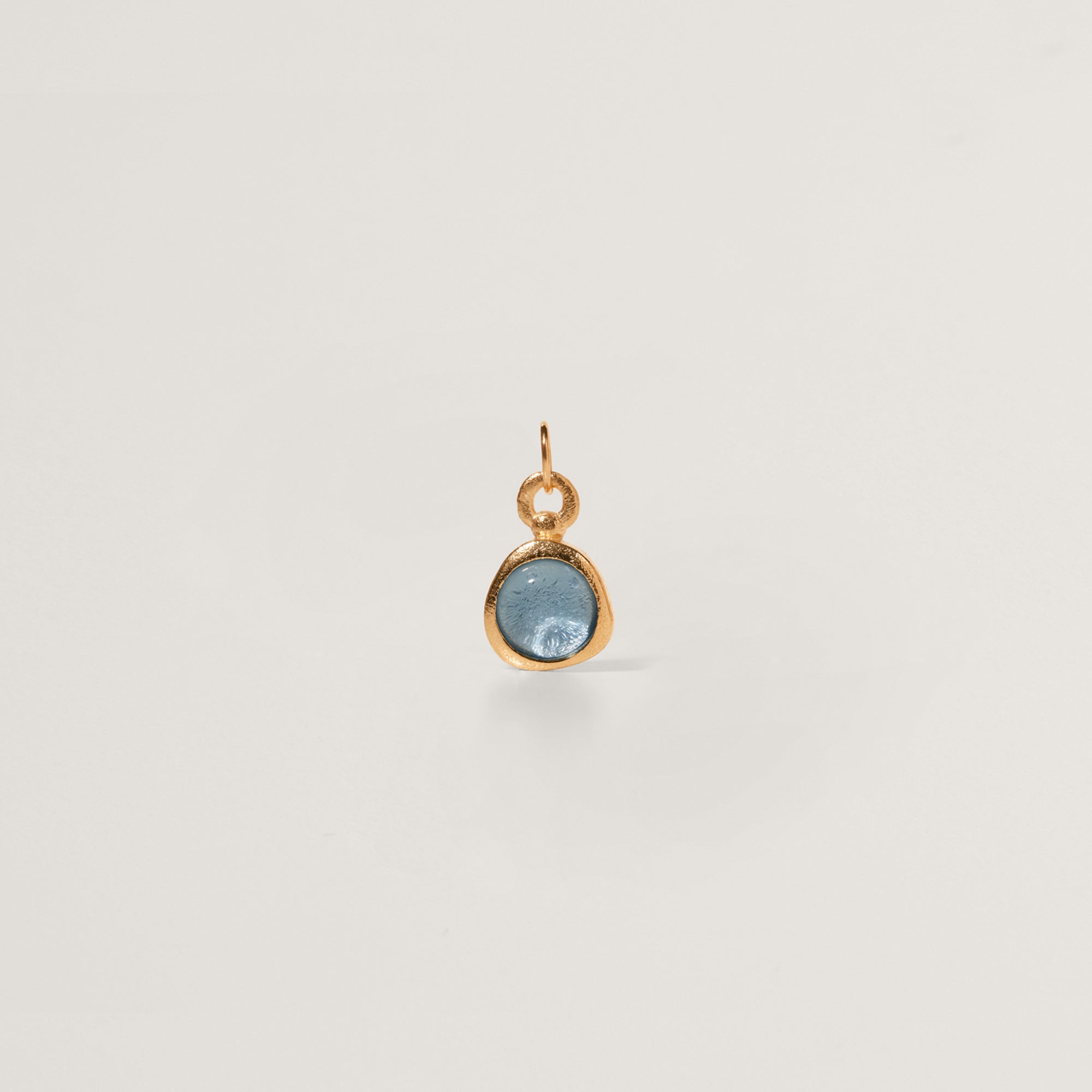 Aquamarin Stone Fluid Kette