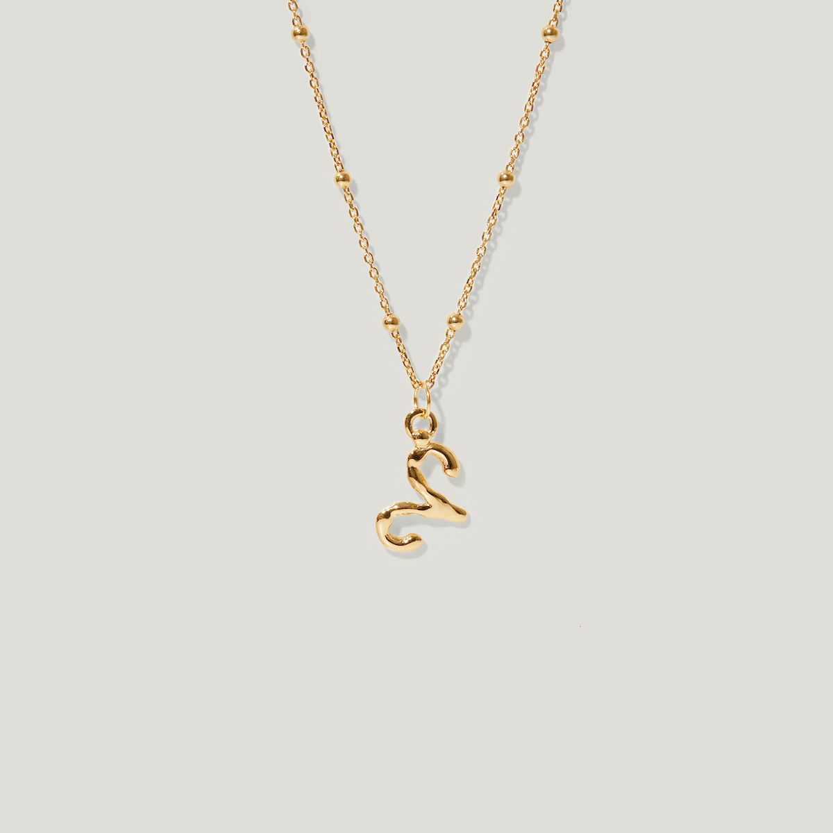 Zodiac Charm Kette | 585 Gold