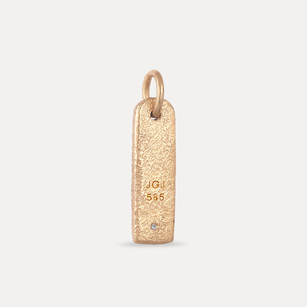 Aquamarin Bar Anhänger - Antique | 585 Gold