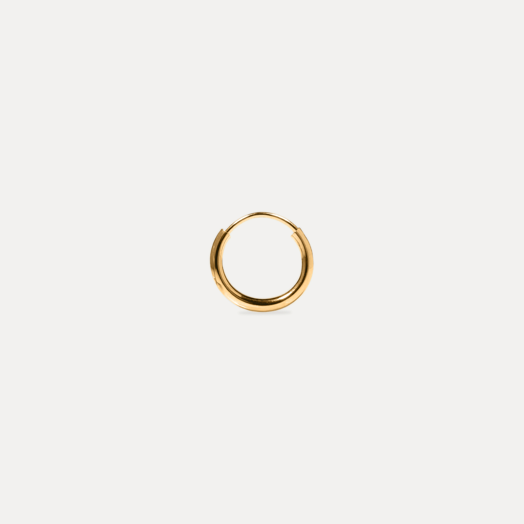 Basic Creolen Ohrringe - Single | 585 Gold