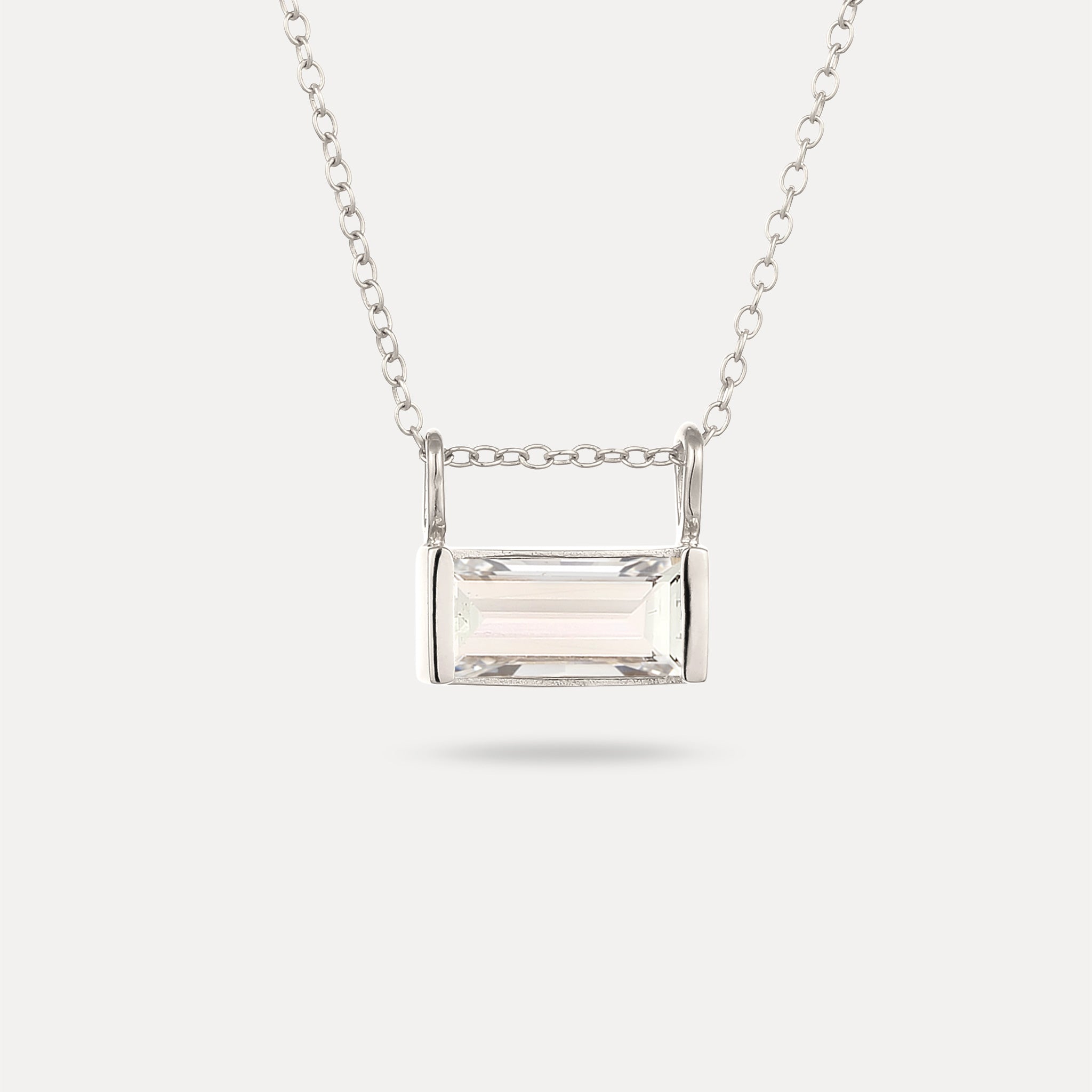 Beryll Balance Baguette Anhänger