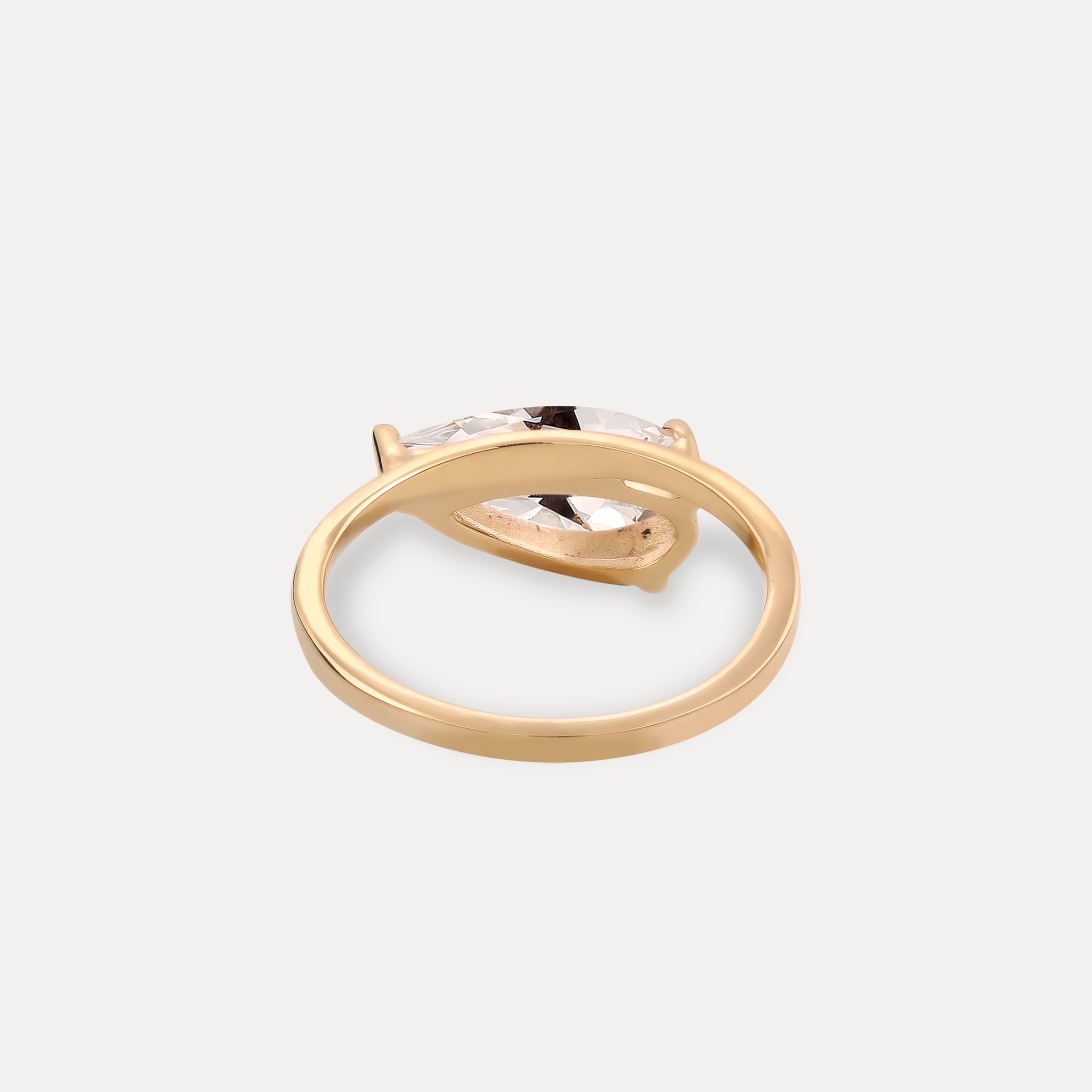 Beryll Balance Drop Ring | 585 Gold