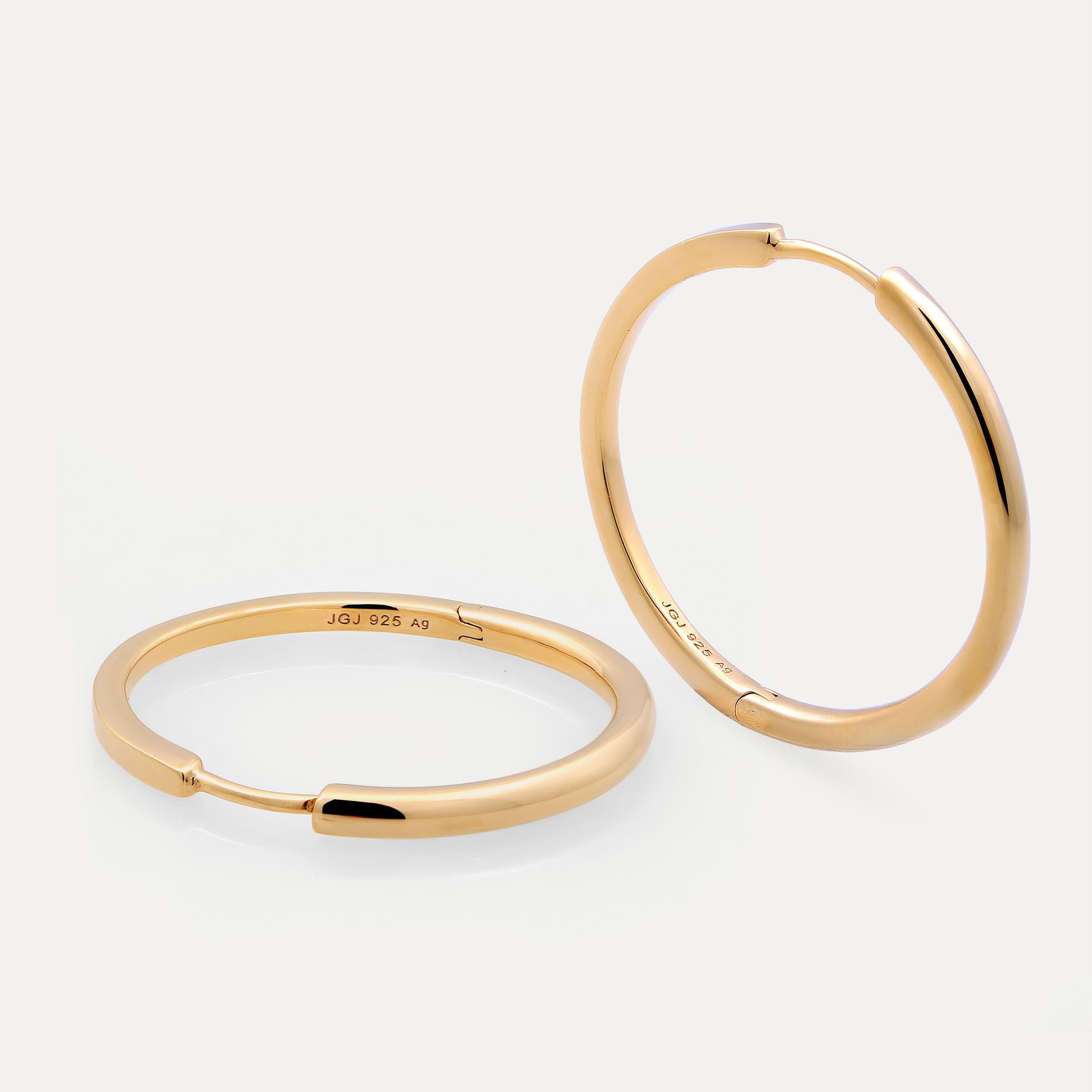 Double-Sided Creolen Ohrringe