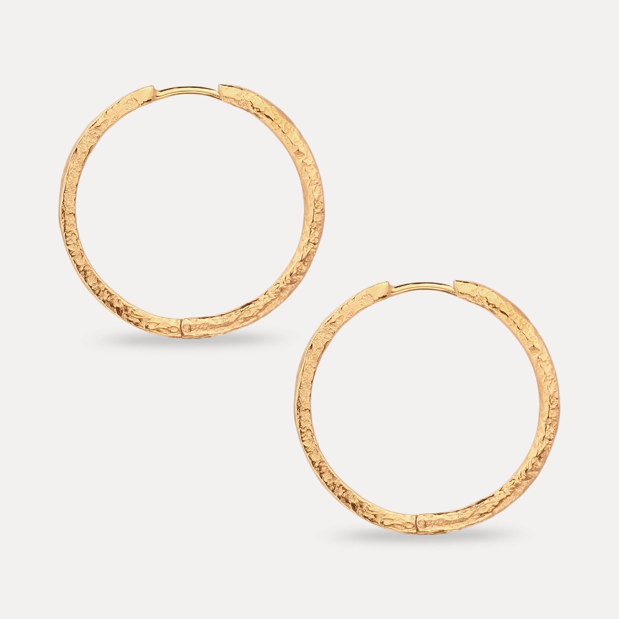 Double-Sided Creolen Ohrringe - Antique
