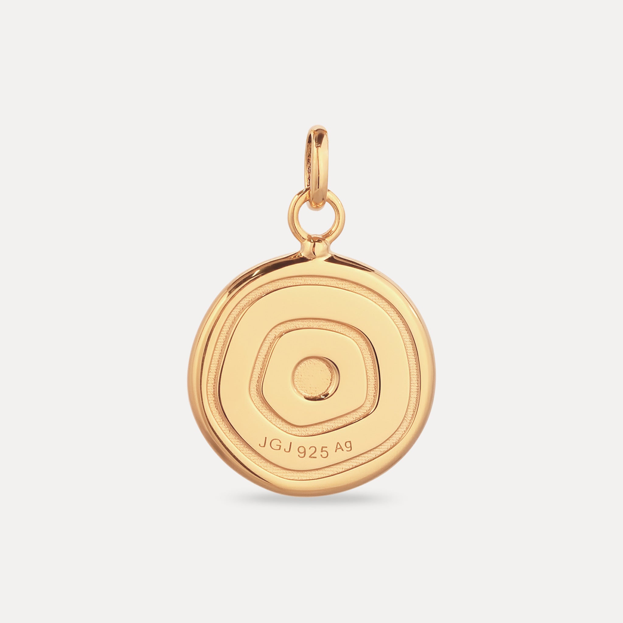 Weißer Saphir Evil Eye Anhänger Türkis