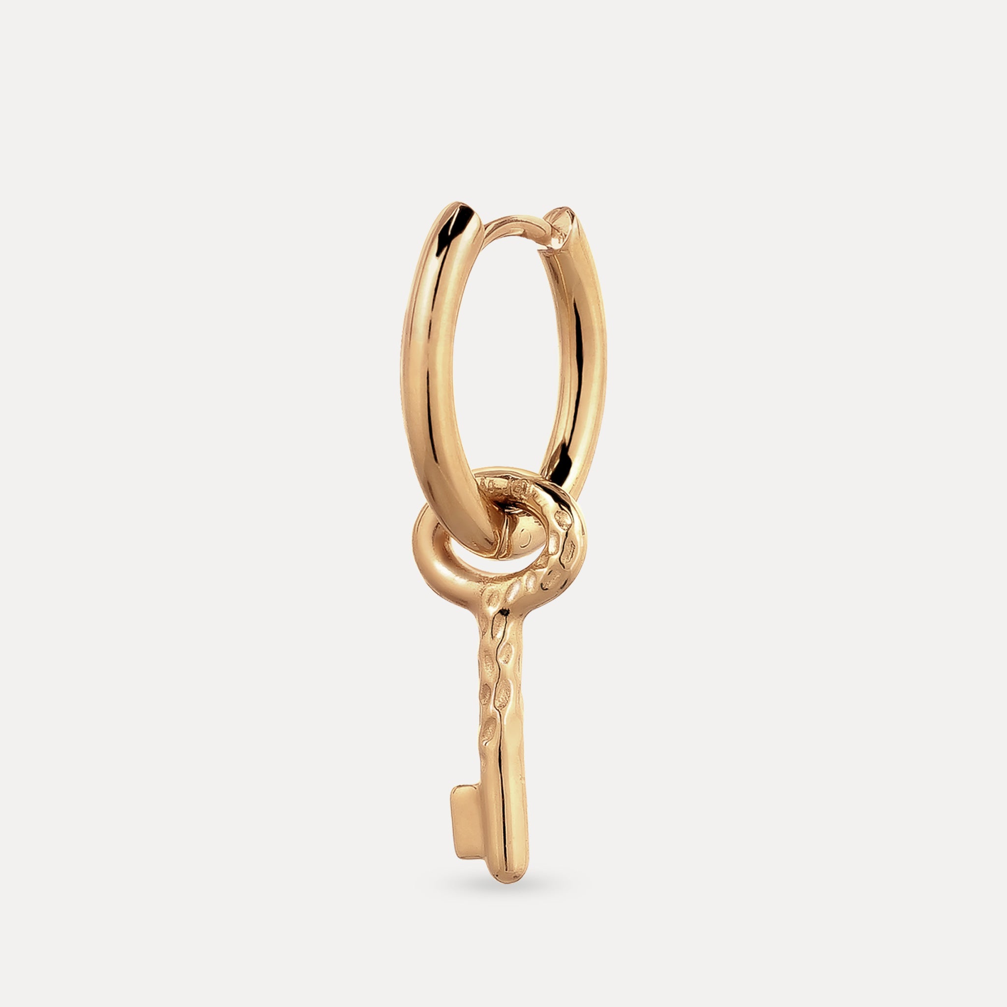 Key Creolen Ohrring