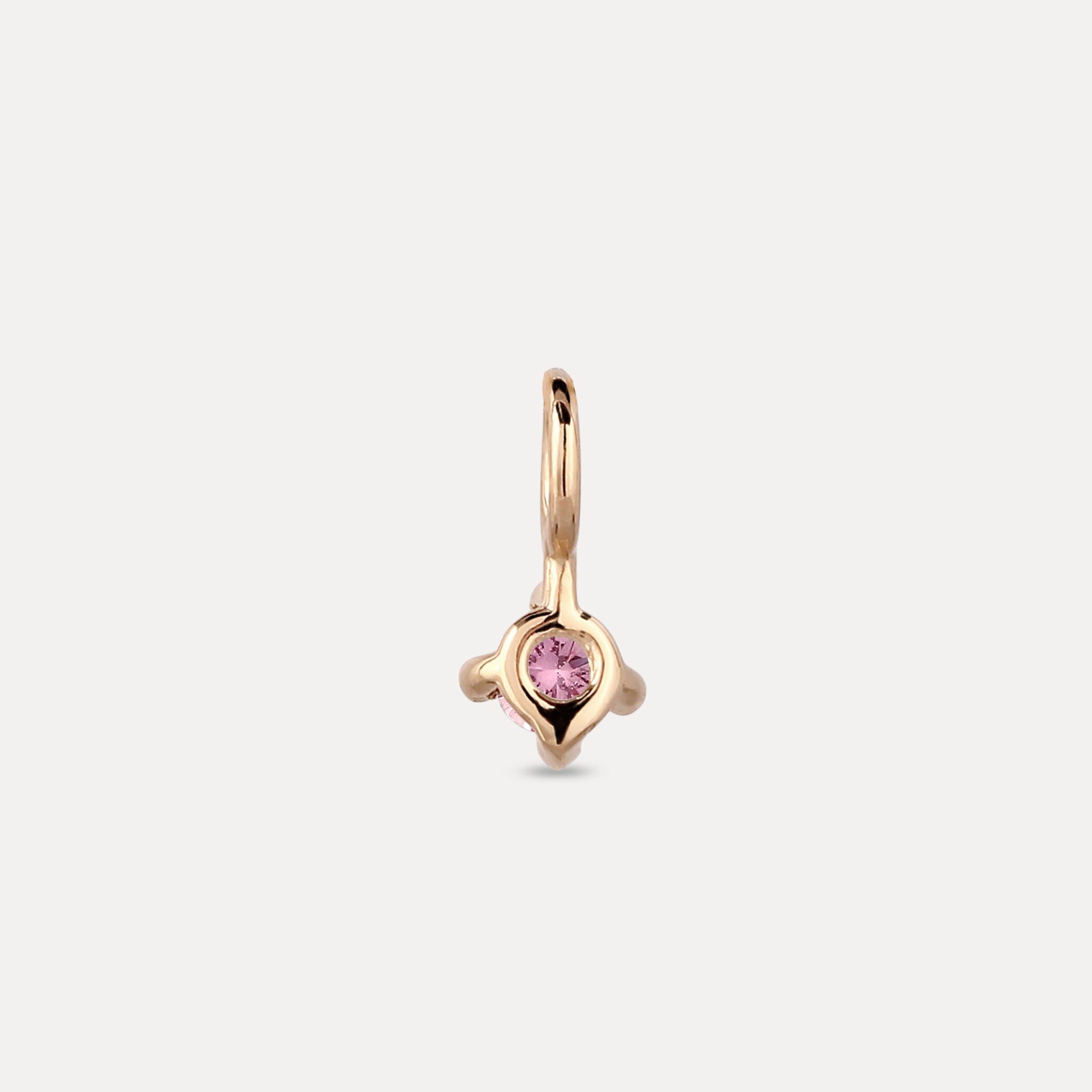 The Minimalist Birthstone Charm Anhänger | 585 Gold