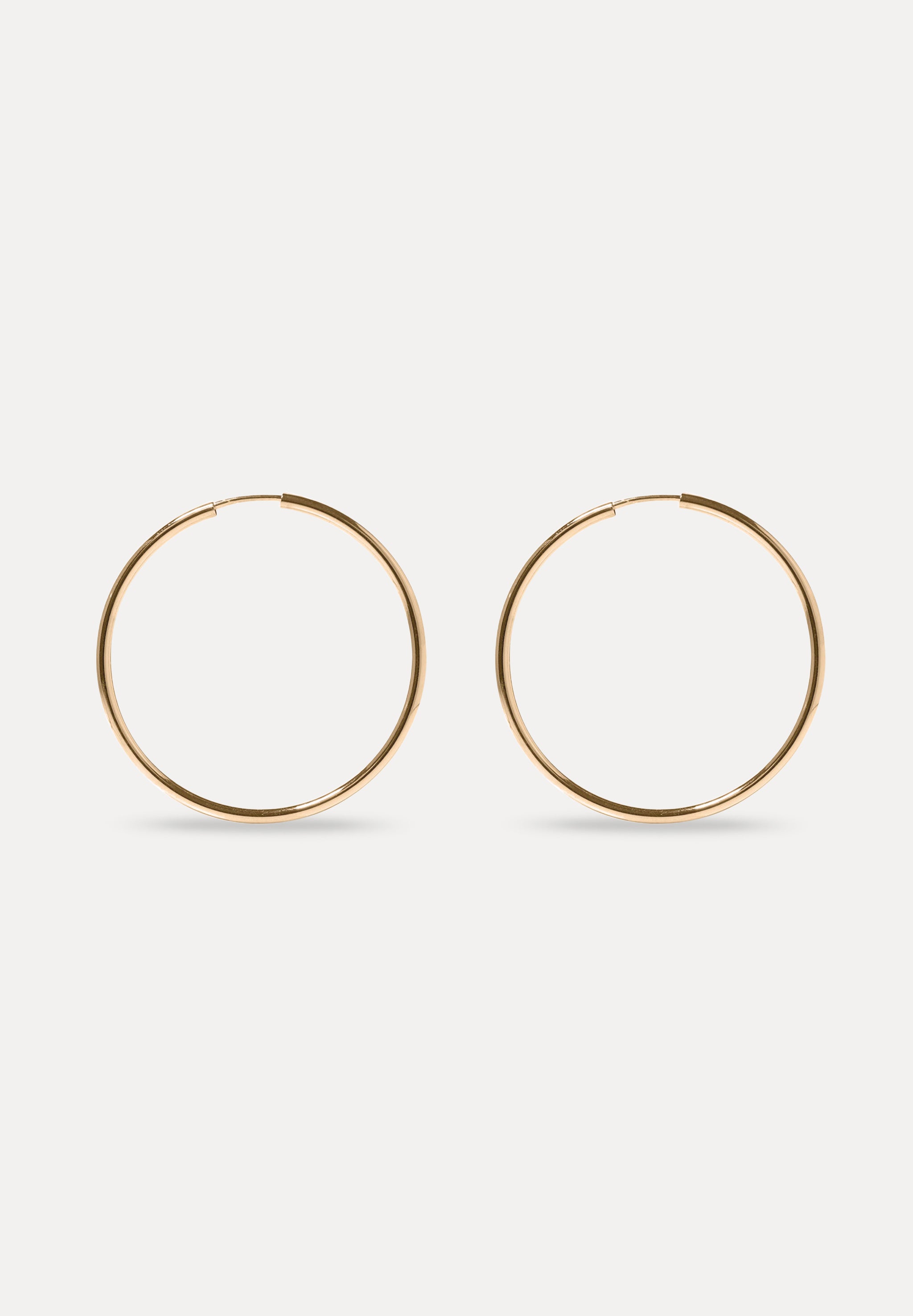 Basic Creolen Ohrringe | 585 Gold