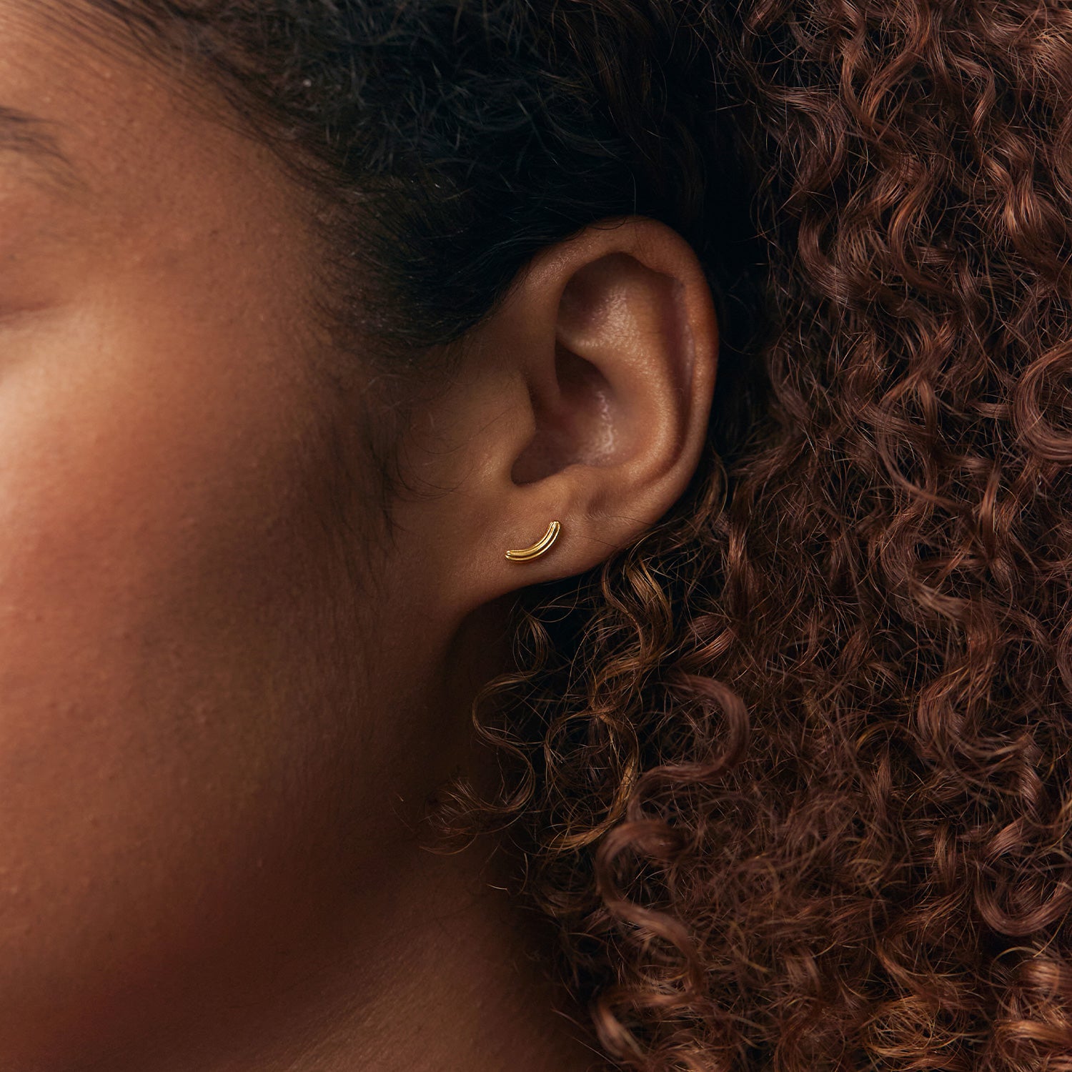 Churro Ohrstecker Ohrringe - Single | 585 Gold