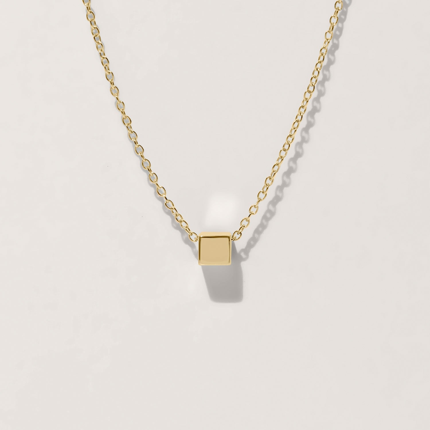 Cube mit Ankerkette | 585 Gold