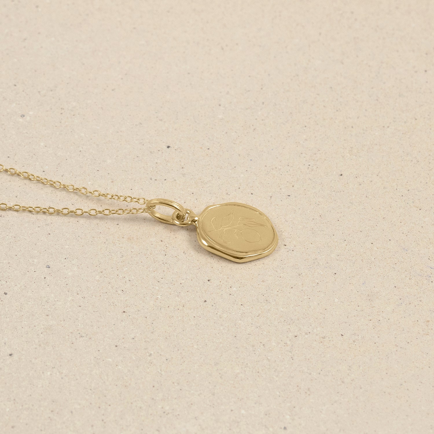 Eden Lemon Seal Kette | 585 Gold