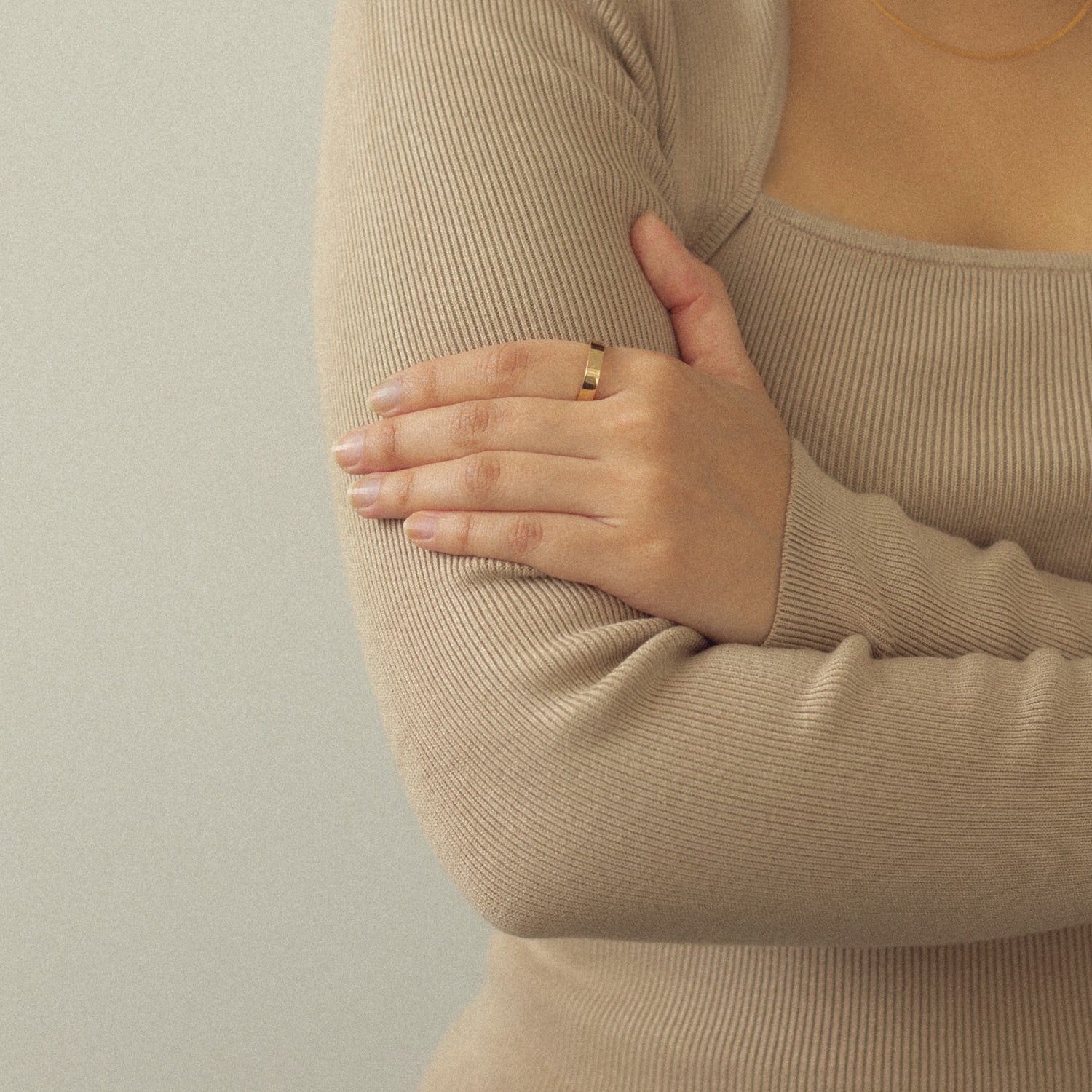 Square Fair Band | 585 Gold