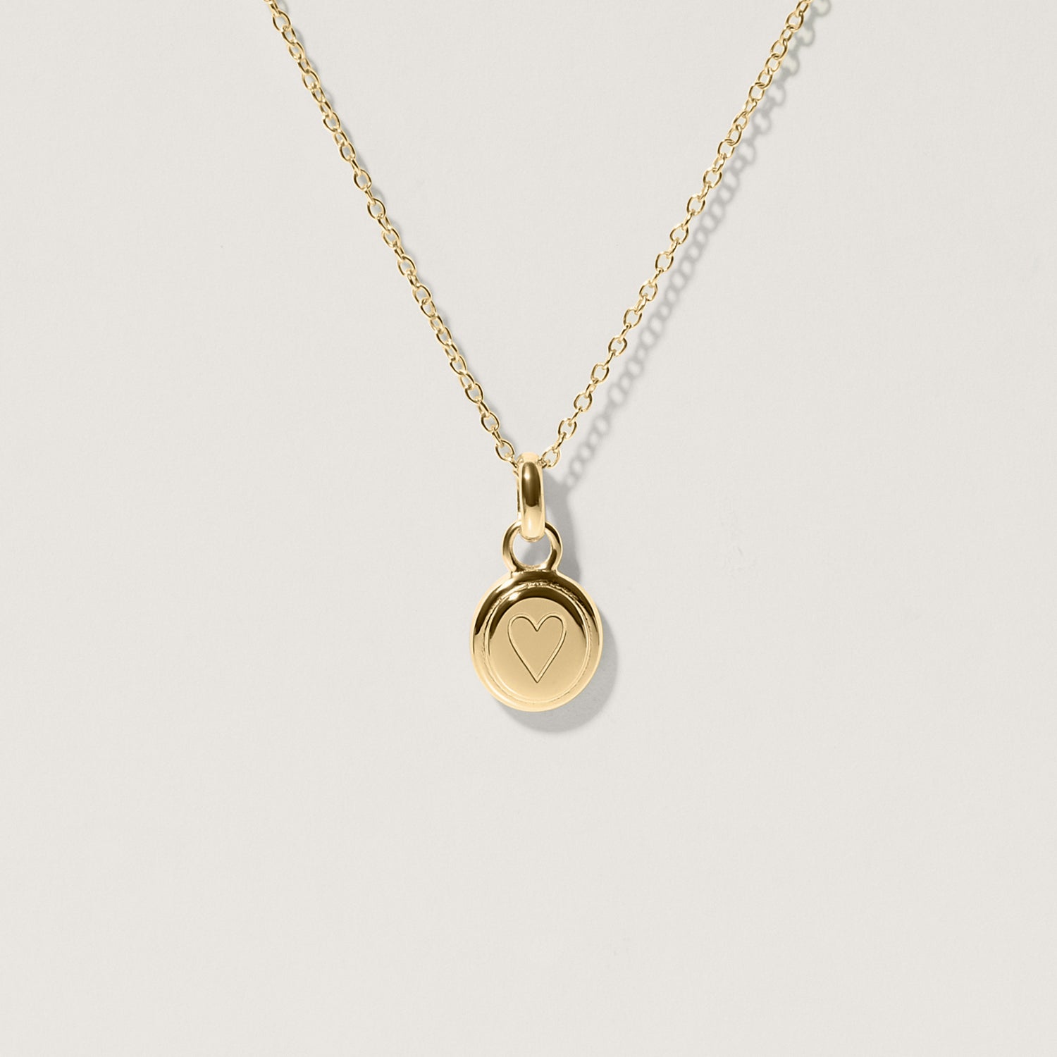 Heart Emblem Kette | 585 Gold