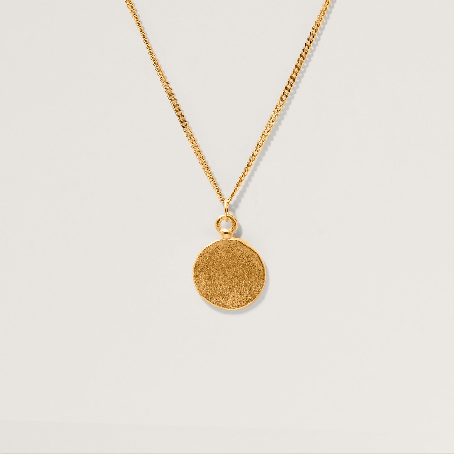 Engravable Fluid Medallion Kette - Matt