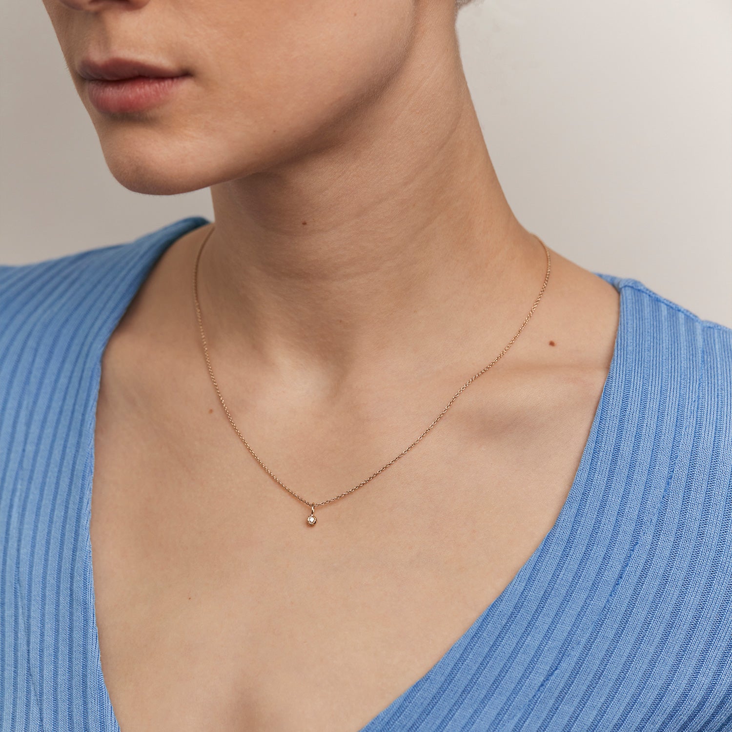 Diamant Mater Anhänger | 585 Gold