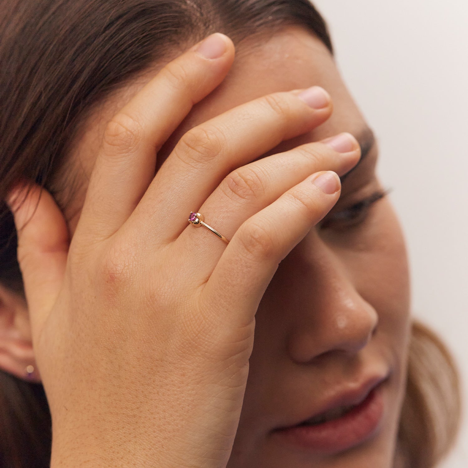 Mini Birthstone Ring | 585 Gold