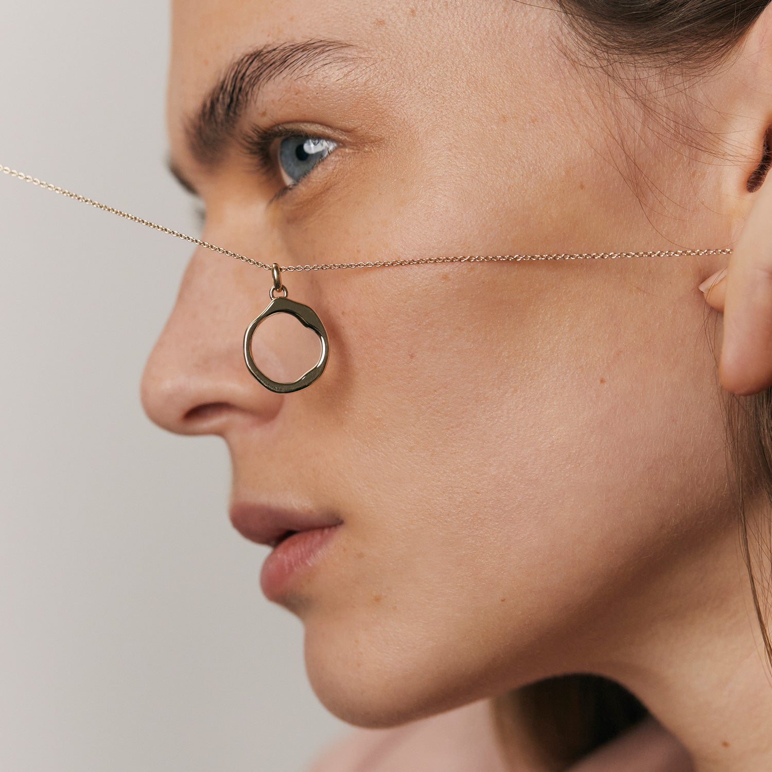 Quarz Organic Anhänger | 585 Gold