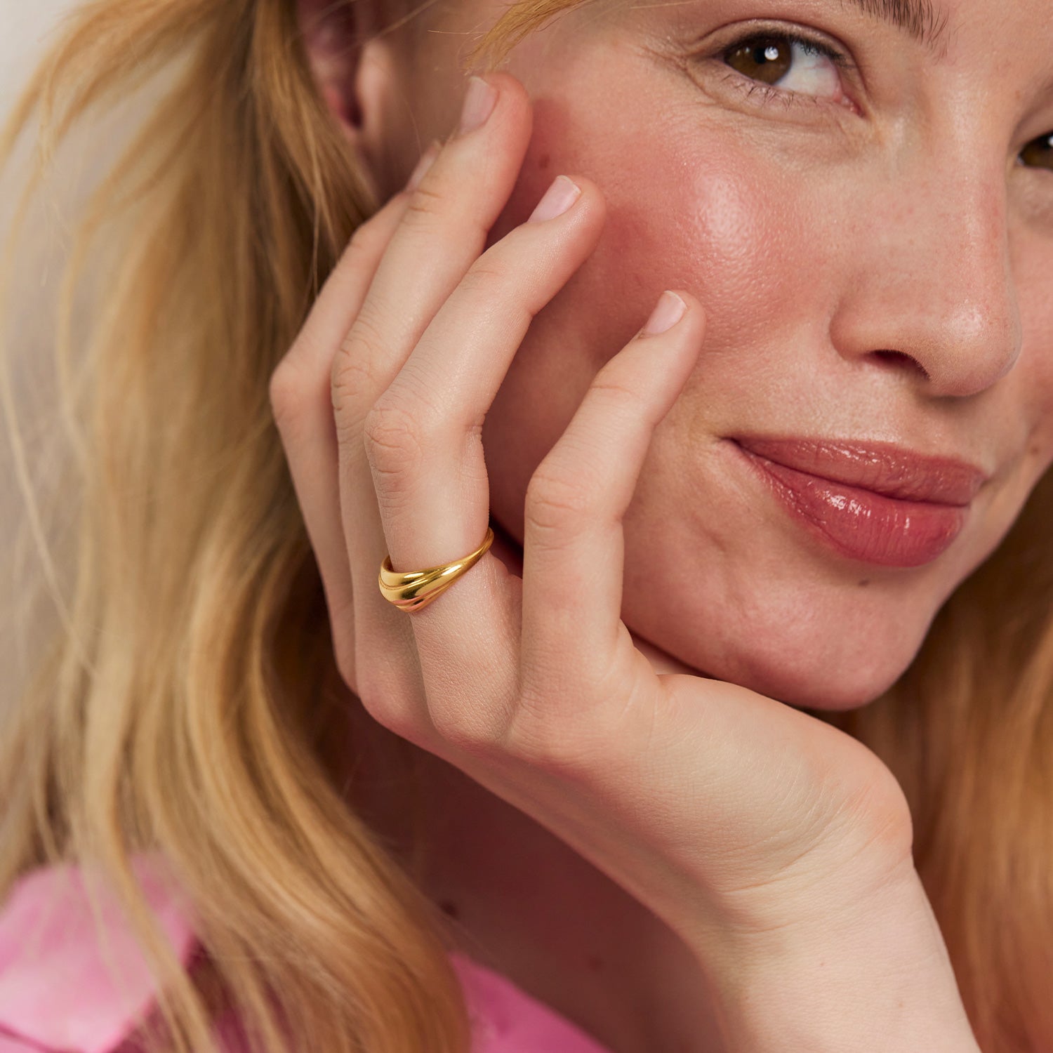 Rise Bombé Ring | 585 Gold