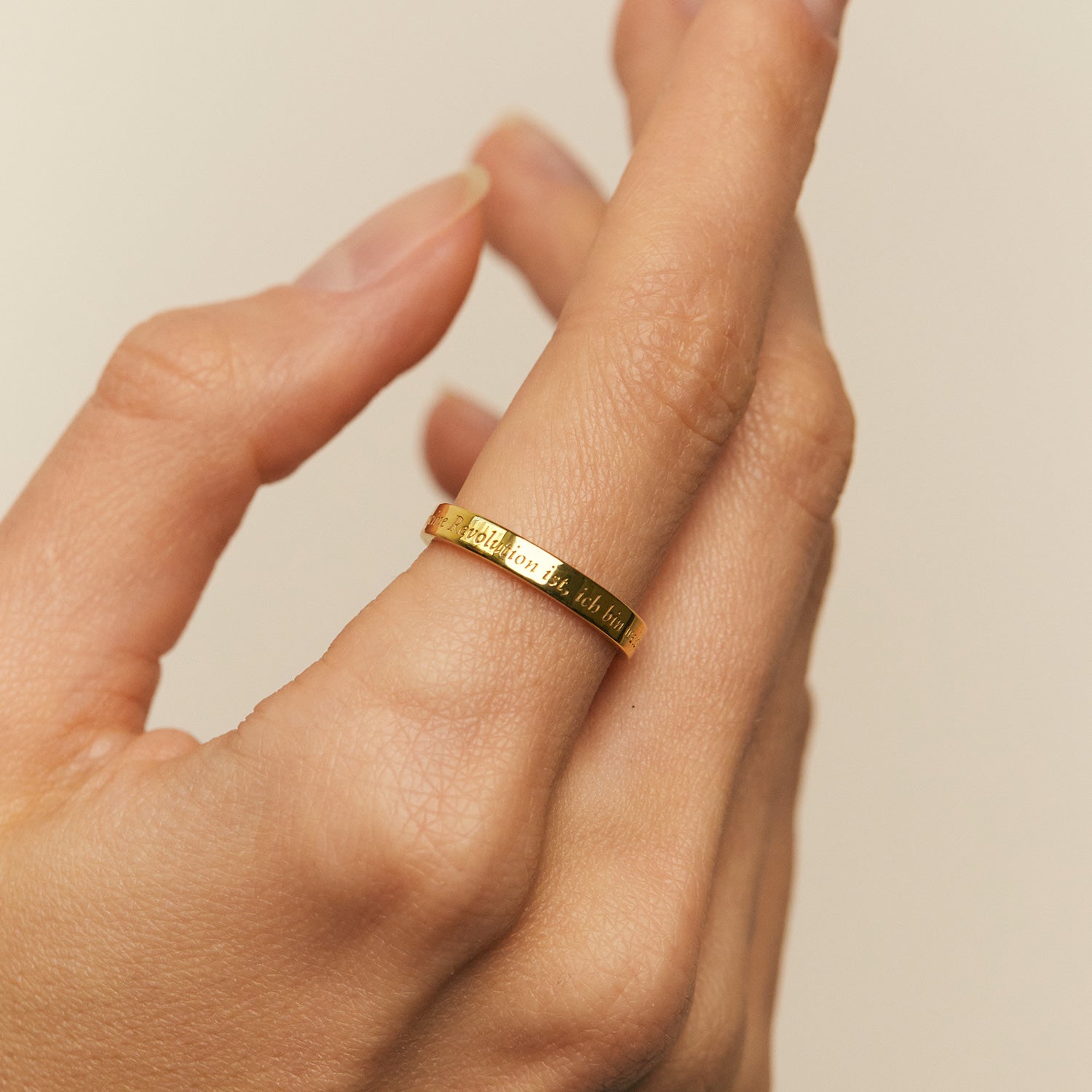 Soft Revolution Ring | 585 Gold
