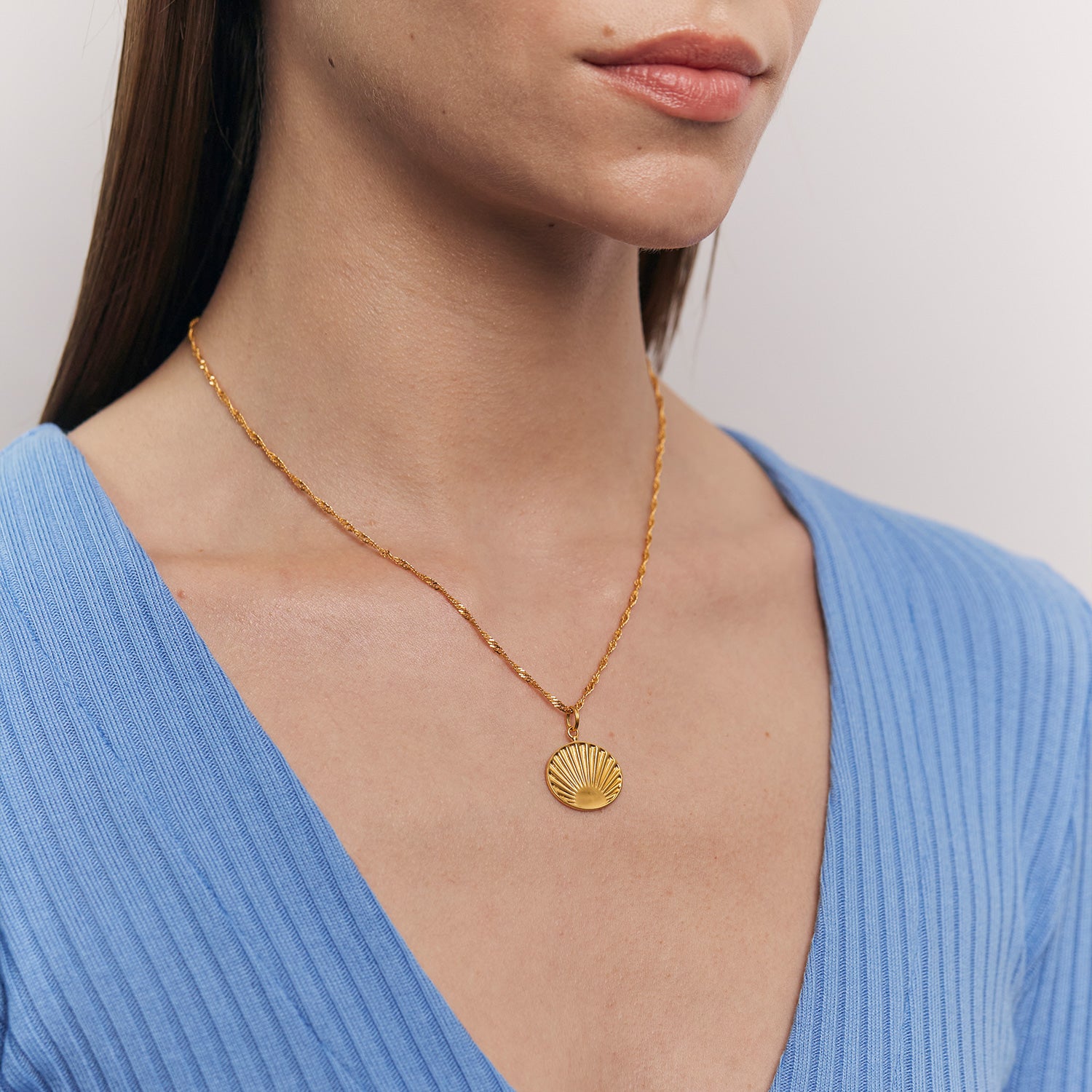 Solar Kette | 585 Gold